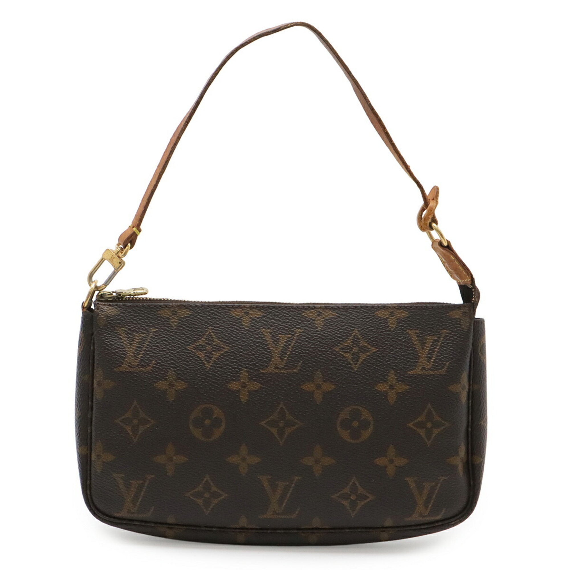 Louis Vuitton Monogram Brown Monogram Handbag Pochette (Pre-Owned)