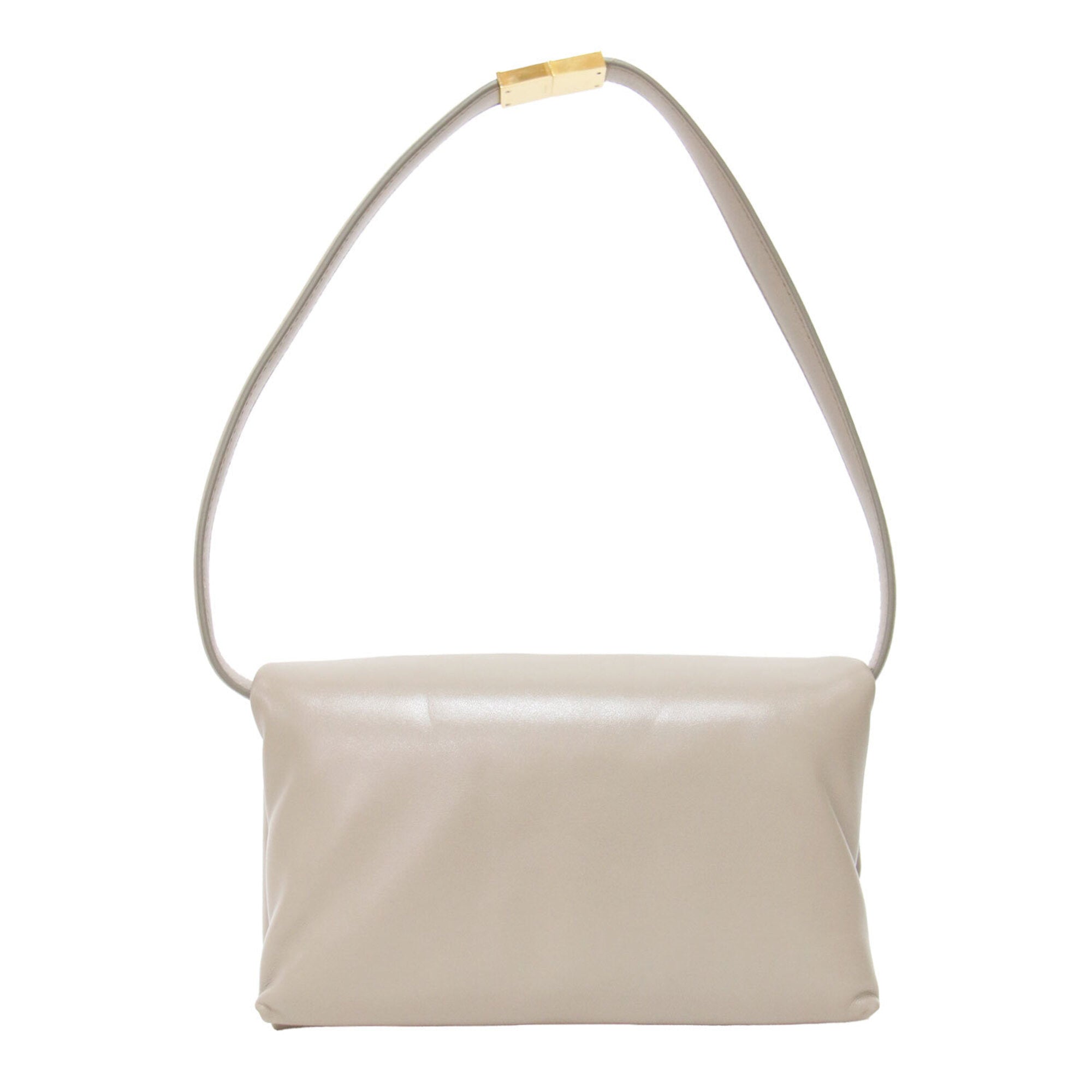 Marni Grayish Leather Pochette (Pre-Owned)