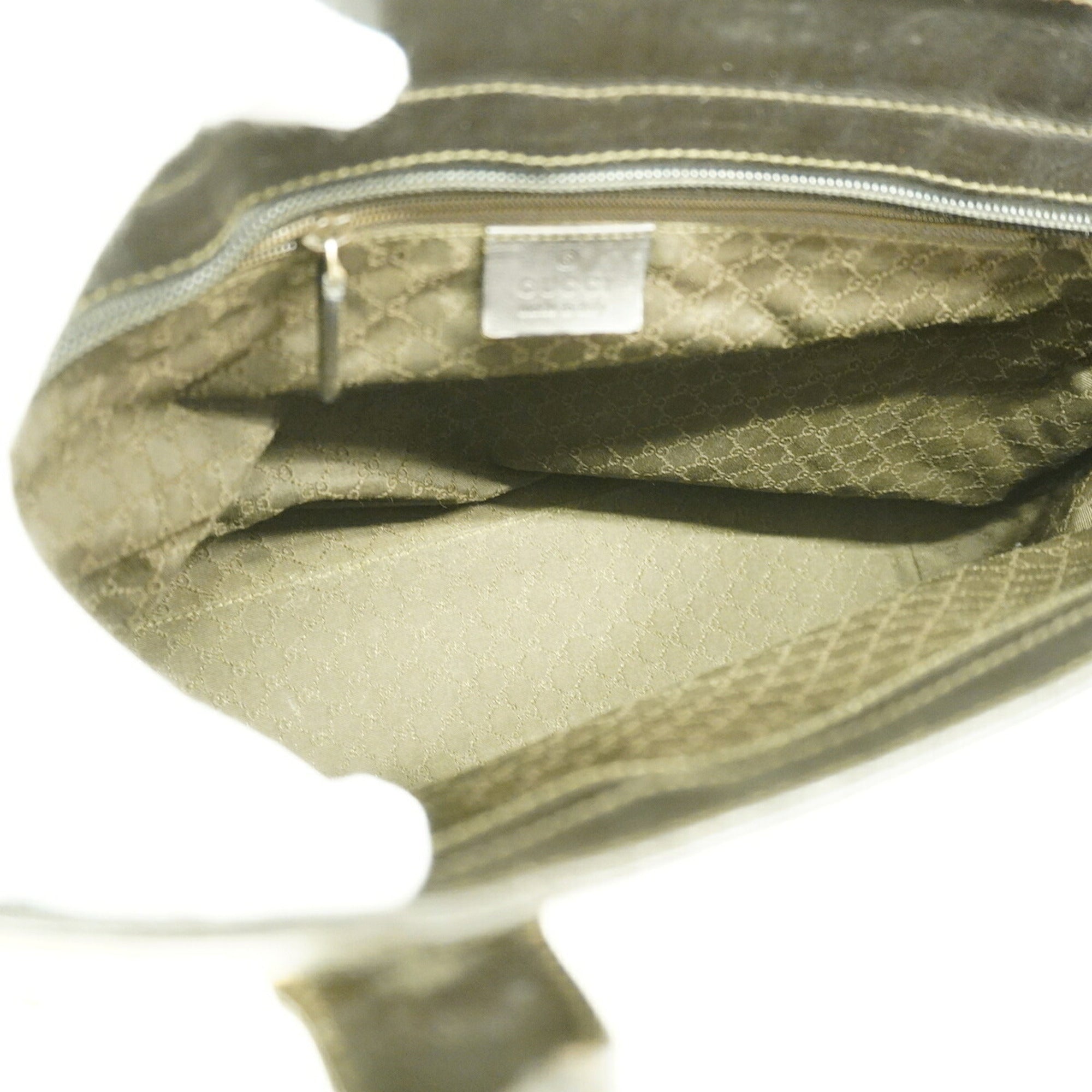 Gucci Brown Canvas Tote Bag (Pre-Owned)