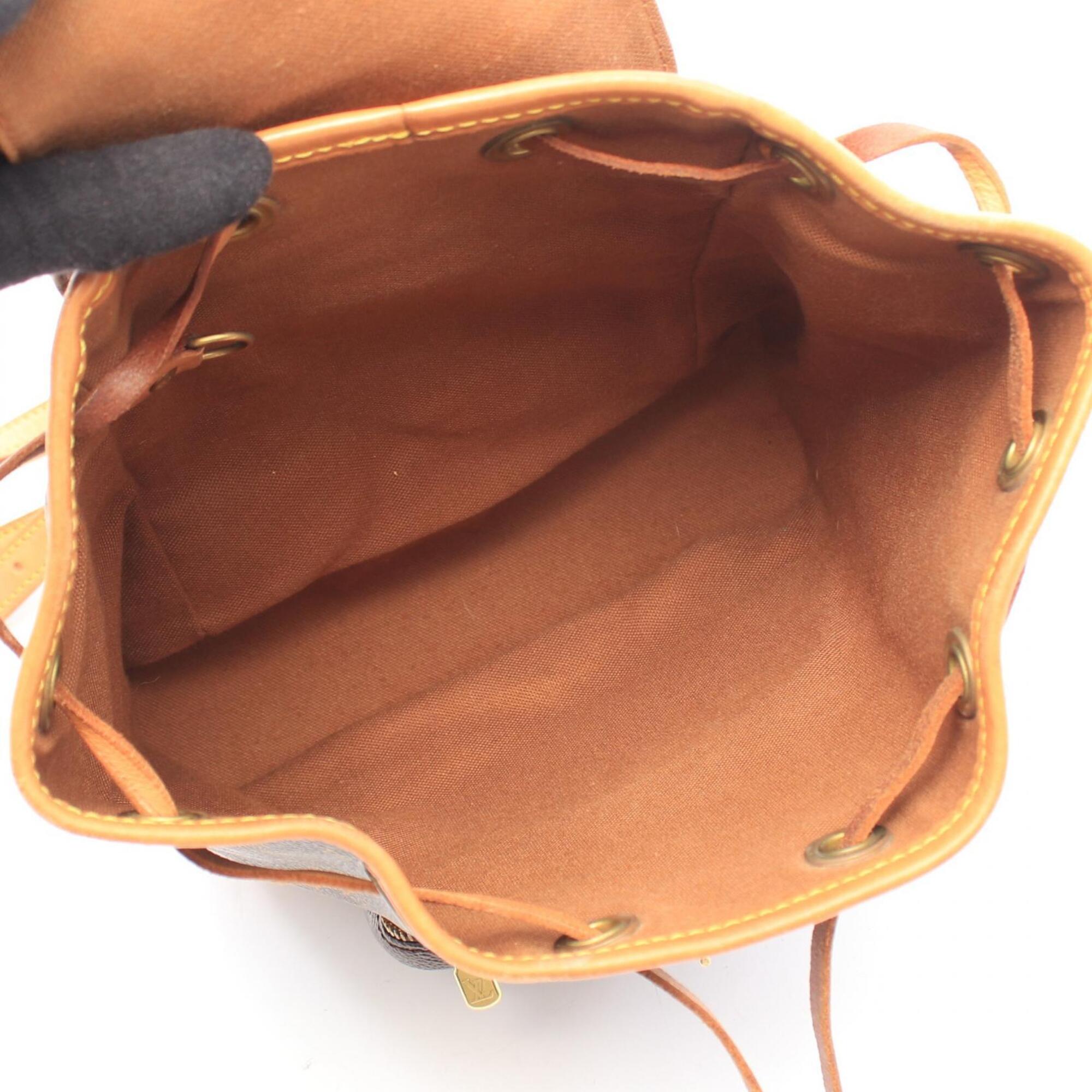 Louis Vuitton Brown Monogram Monogram Leather Backpack (Pre-Owned)