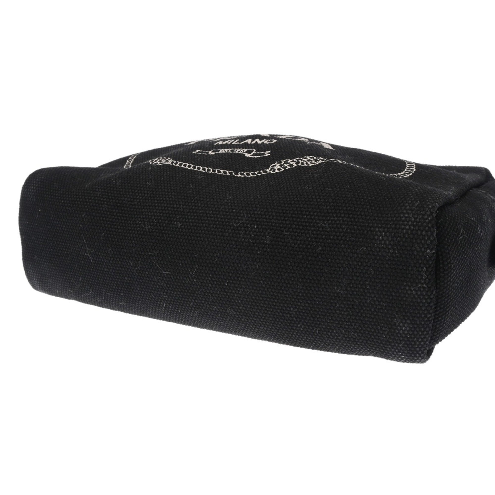 Prada Black Canvas Pouch (Pre-Owned)