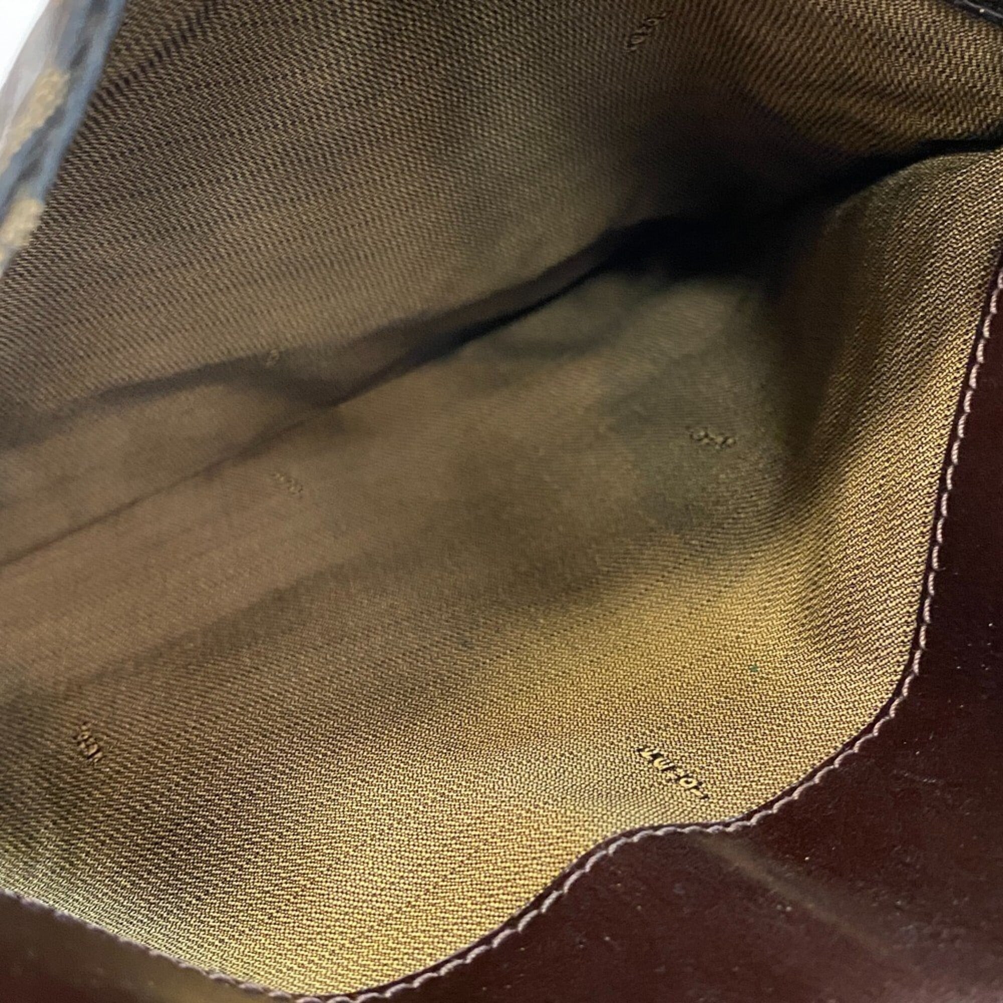 Fendi Zucca Brown Leather Handbag (Pre-Owned)