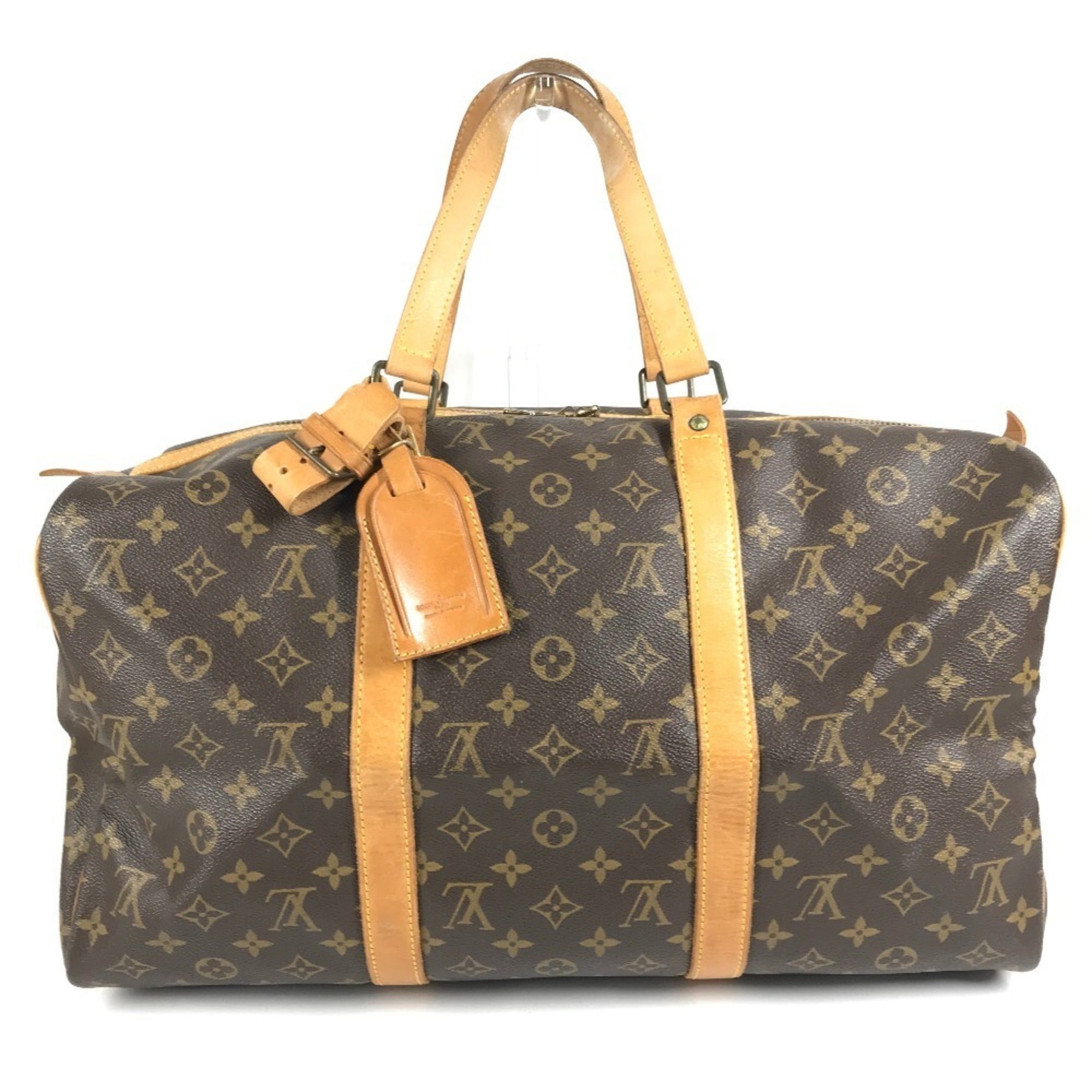 Louis Vuitton Brown Monogram Canvas Boston Bag Handbag (Pre-Owned)
