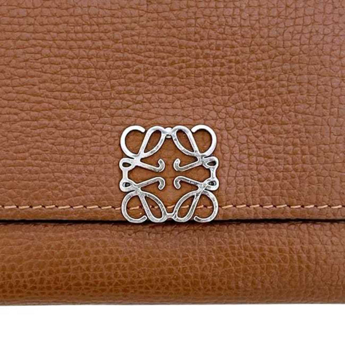 Loewe Brown Leather Wallet (Tri-Fold) (Pre-Owned)