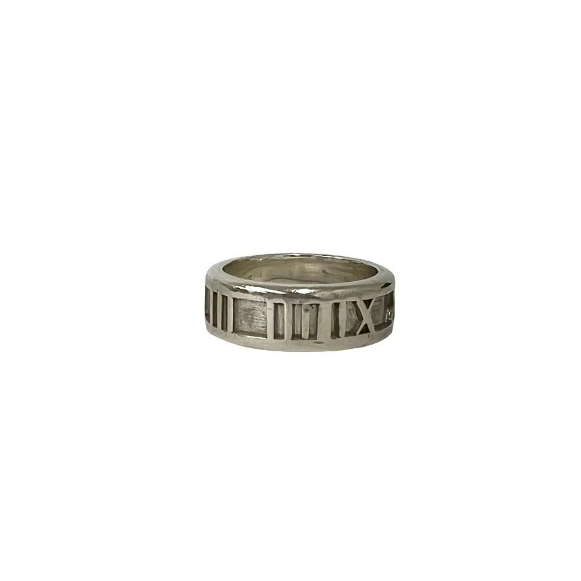 Tiffany Silver Silver 925 Band Ring (Pre-Owned)