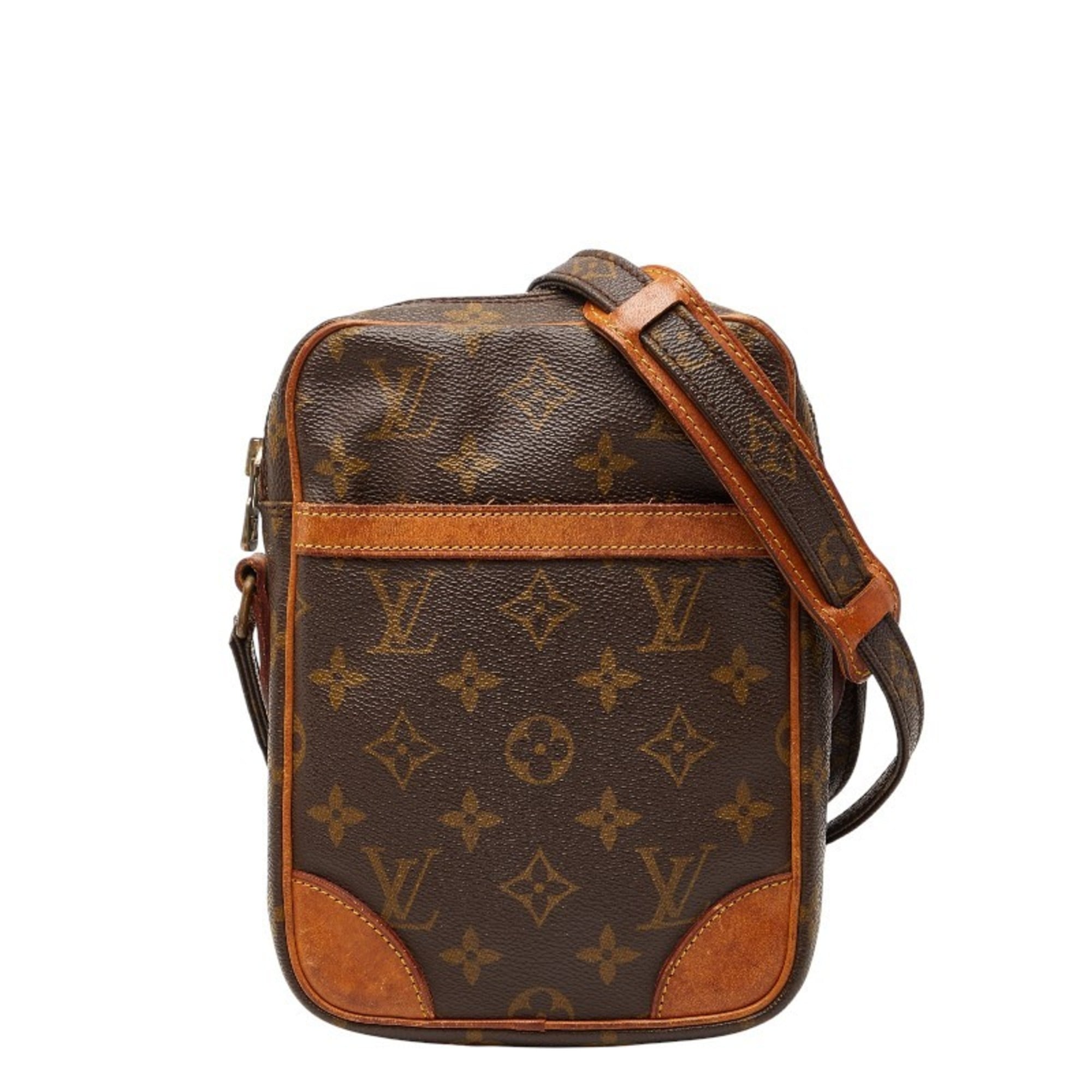 Louis Vuitton Brown Pvc Leather Shoulder Bag (Pre-Owned)