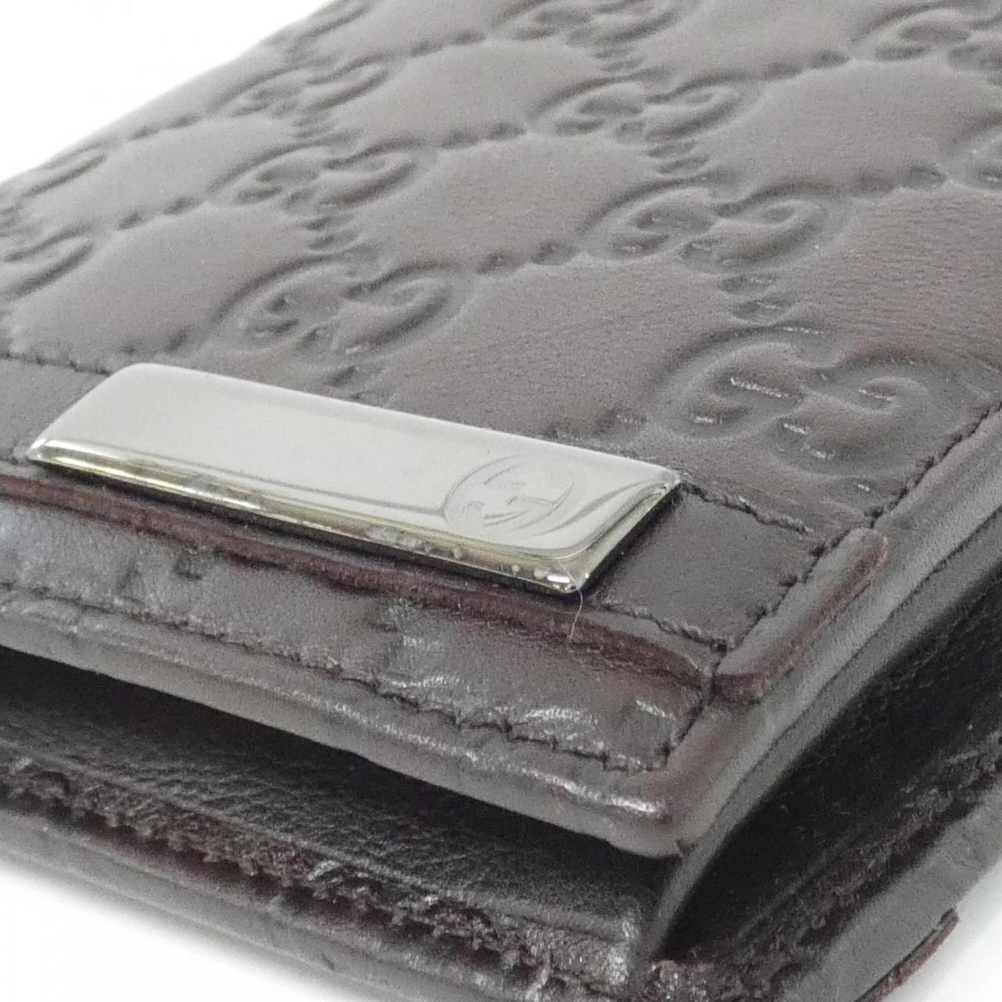 Gucci Chocolate Gg Leather Wallet (Bi-Fold) (Pre-Owned)