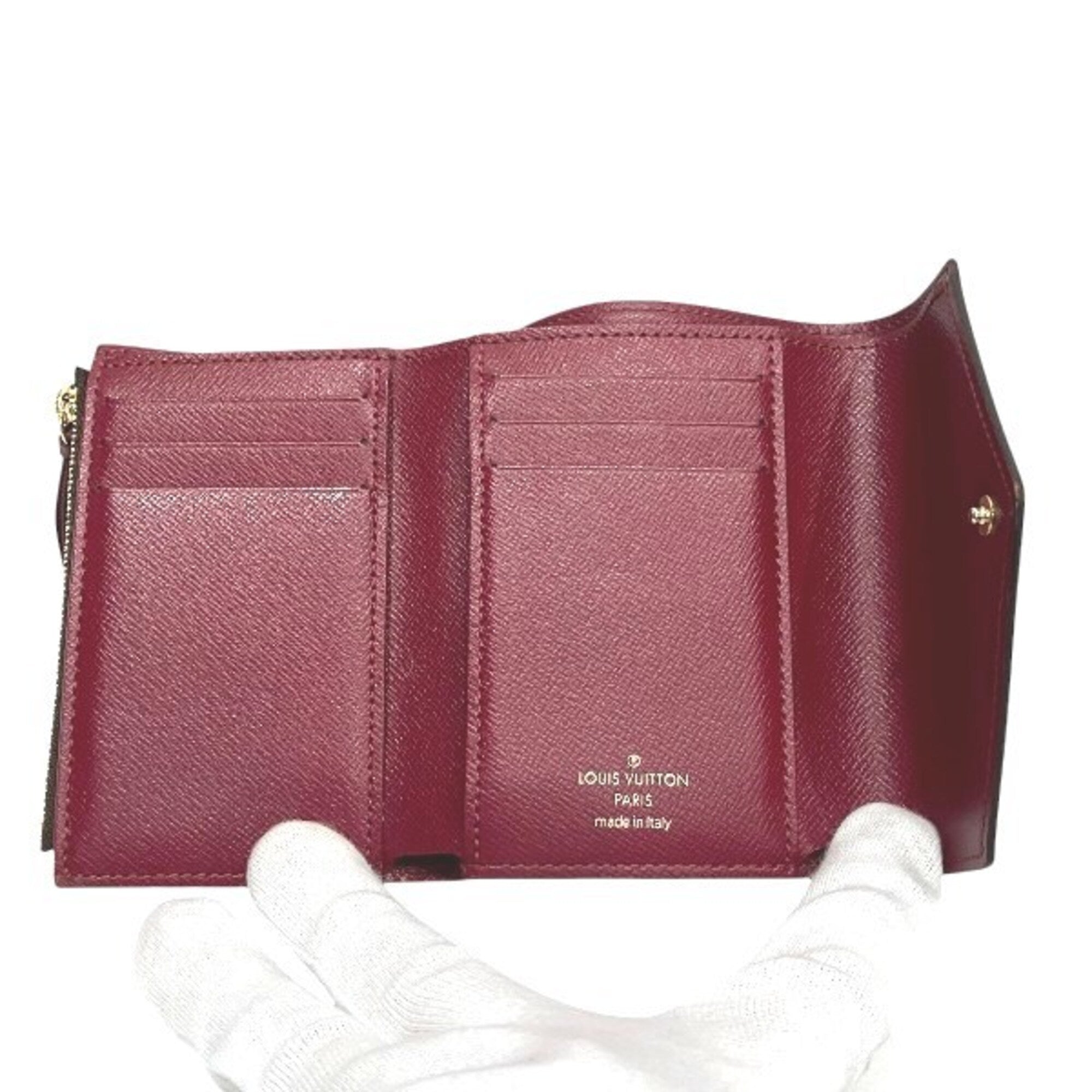 Louis Vuitton Monogram Fuchsia Monogram Wallet (Tri-Fold) (Pre-Owned)