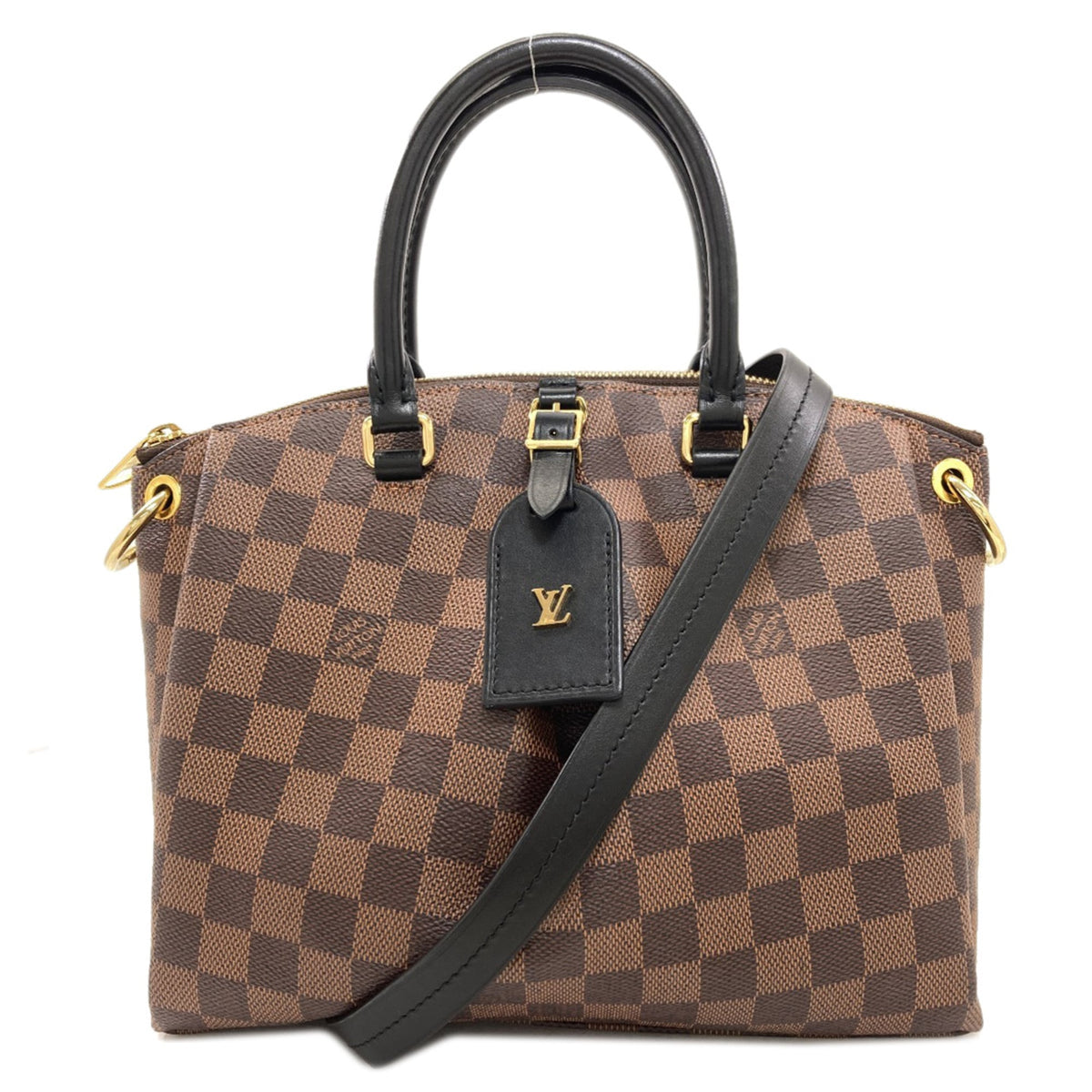 Louis Vuitton Damier Canvas Ebene Damier Canvas Handbag (Pre-Owned)