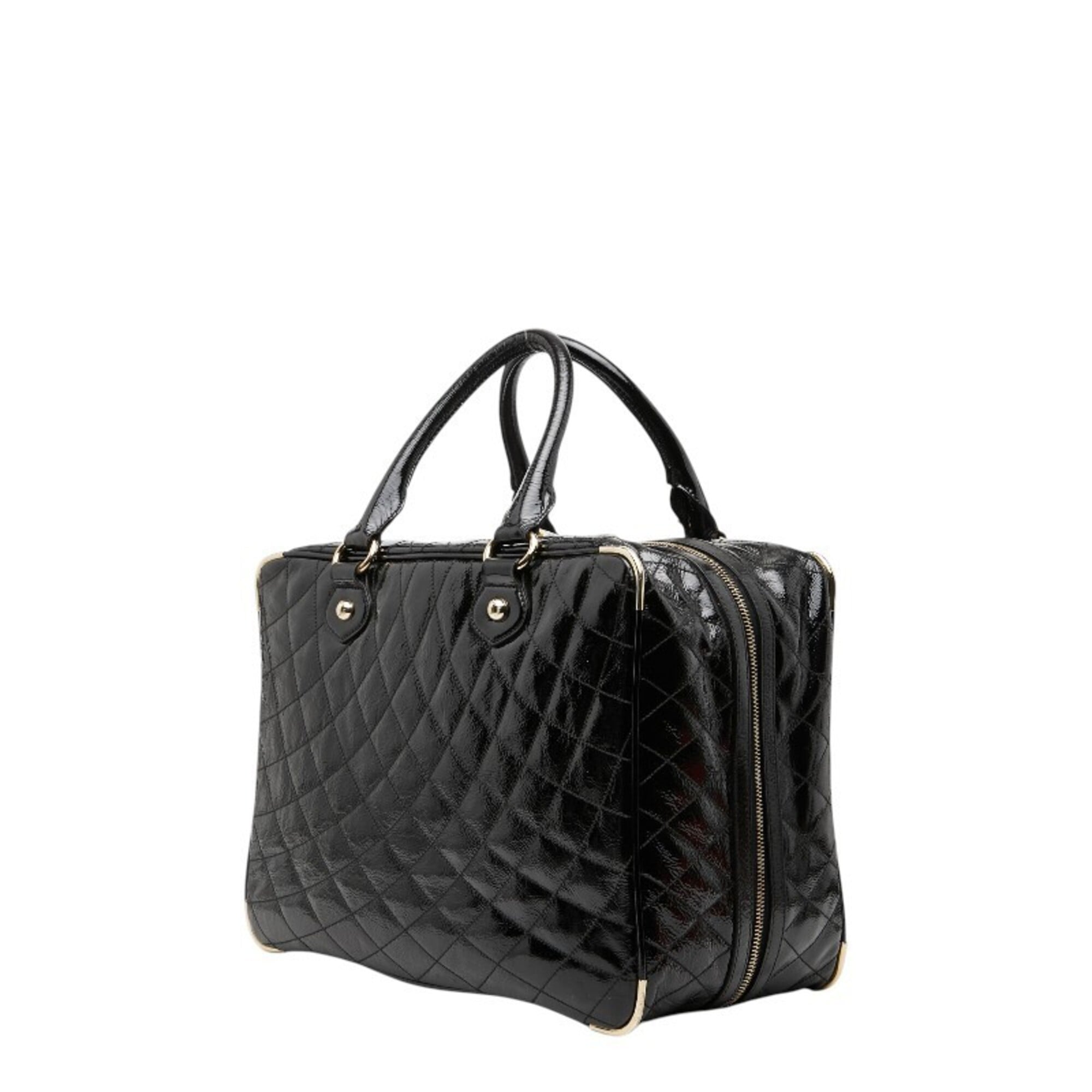 Bally Black Boston Bag Handbag (Pre-Owned)