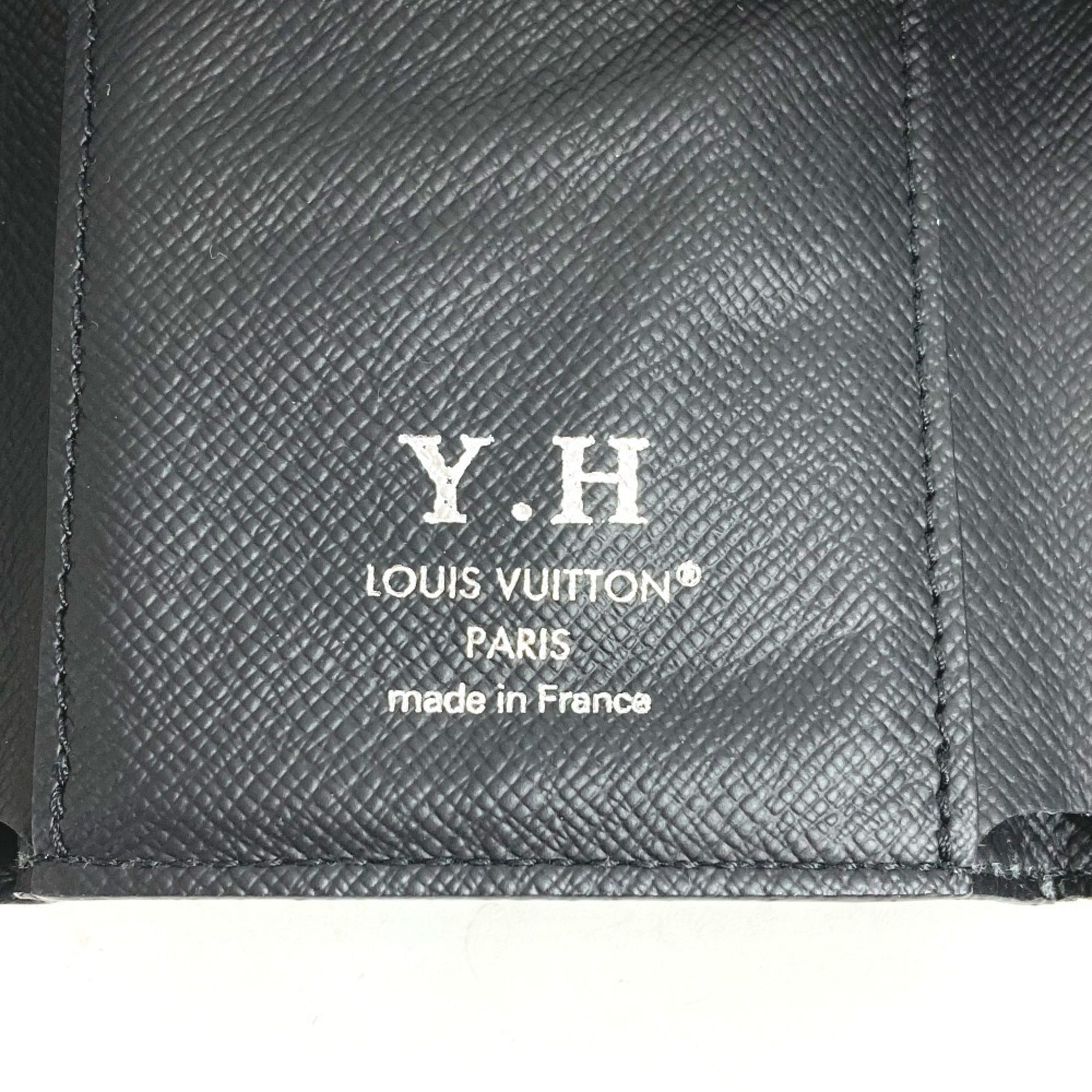 Louis Vuitton Black Monogram Eclipse Monogram Eclipse Wallet (Tri-Fold) (Pre-Owned)