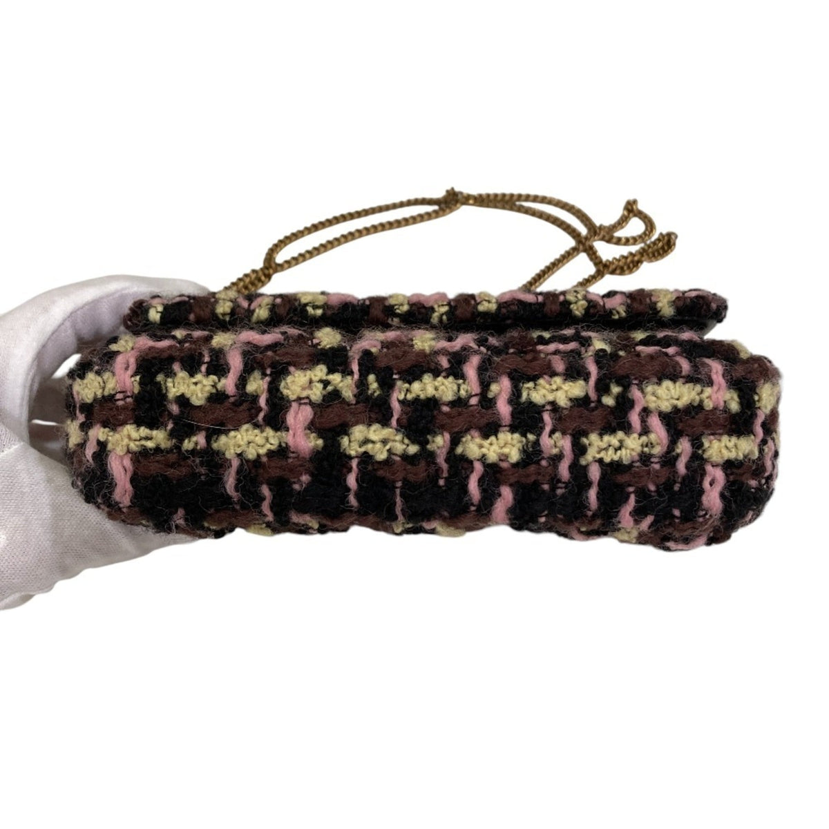 Tory Burch Multi-Color Tweed Shoulder Bag (Pre-Owned)
