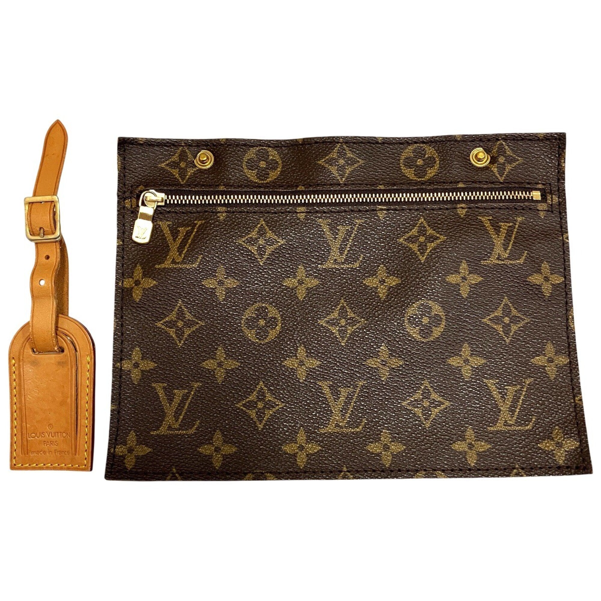 Louis Vuitton Brown Monogram Pouch Shoulder Bag (Pre-Owned)