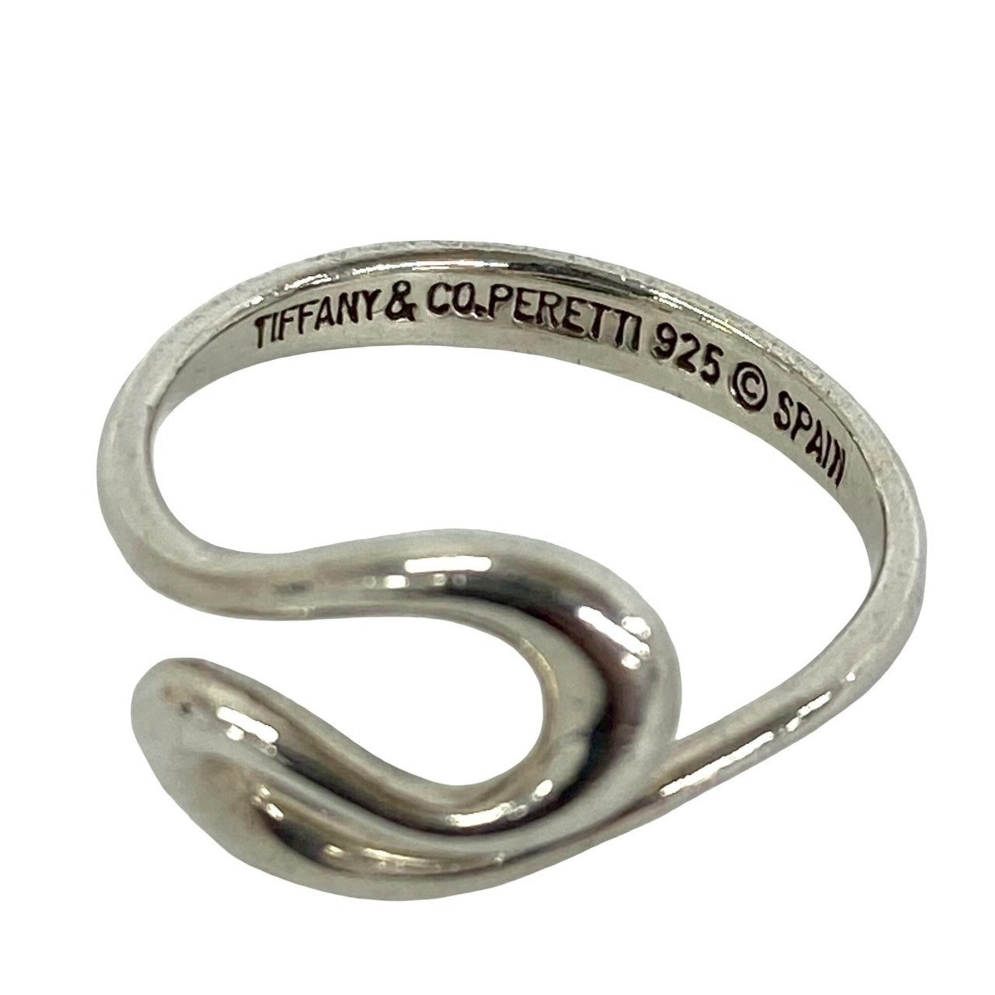 Tiffany Silver Silver 925 Band Ring (Pre-Owned)