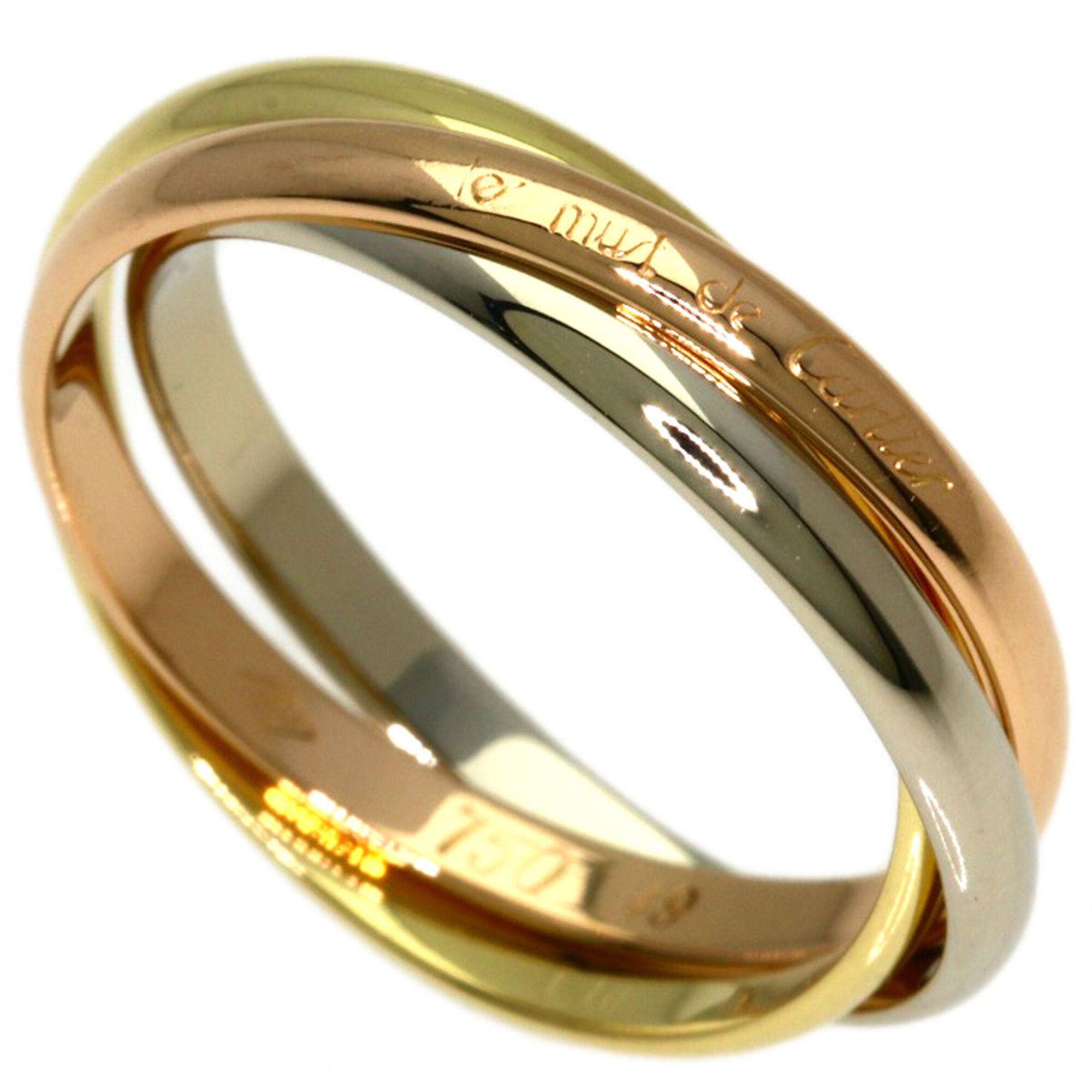 Cartier Yellow Gold (18K) Pink Gold (18K) White Gold (18K) Band Ring (Pre-Owned)