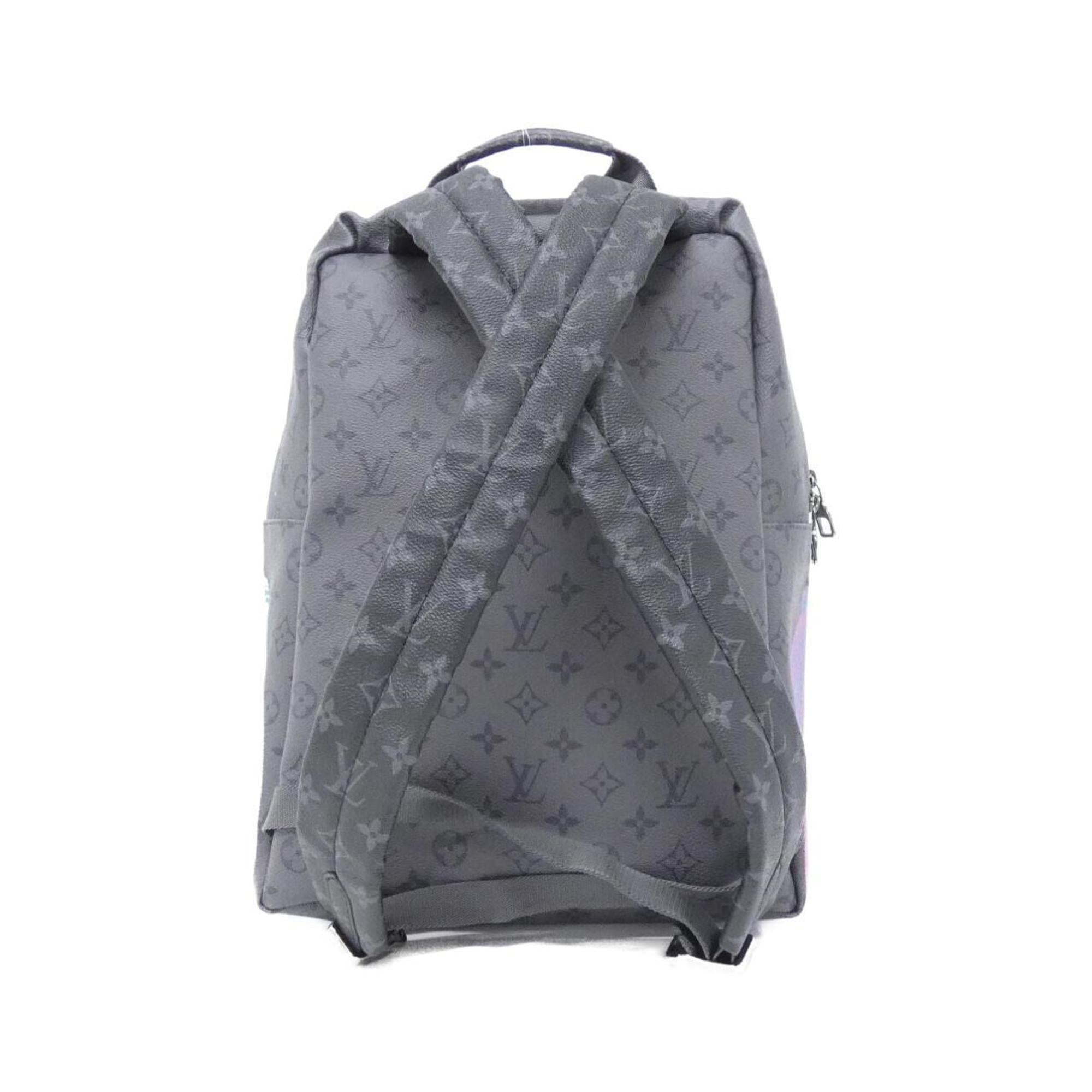 Louis Vuitton Black Gris Coated Canvas Backpack (Pre-Owned)