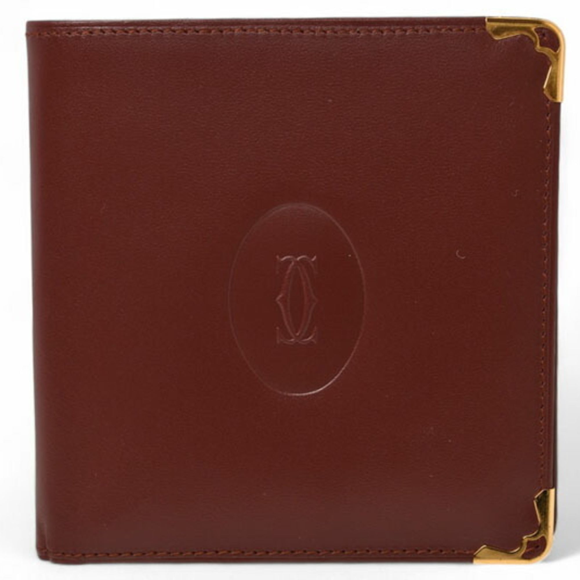 Cartier Must Bordeaux Wallet (Bi-Fold) (Pre-Owned)