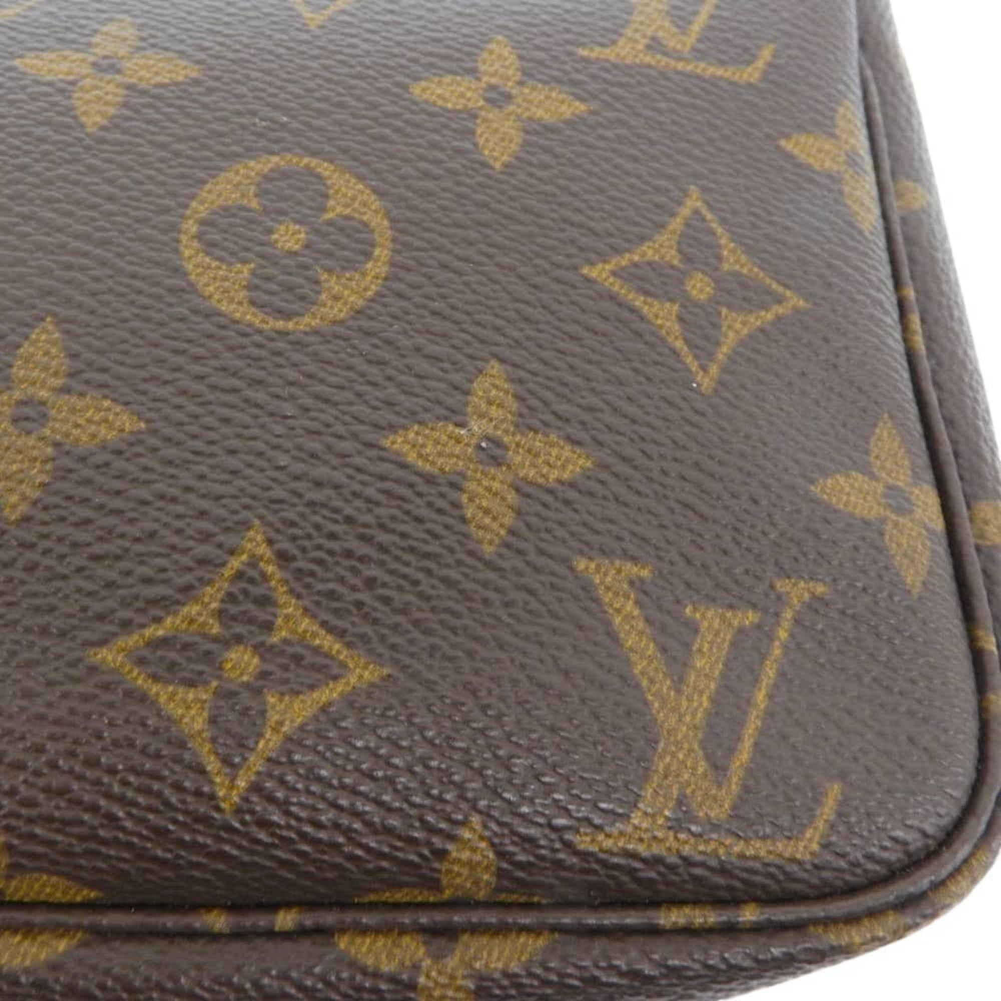 Louis Vuitton Monogram Monogram Pvc Leather Pochette Pouch (Pre-Owned)