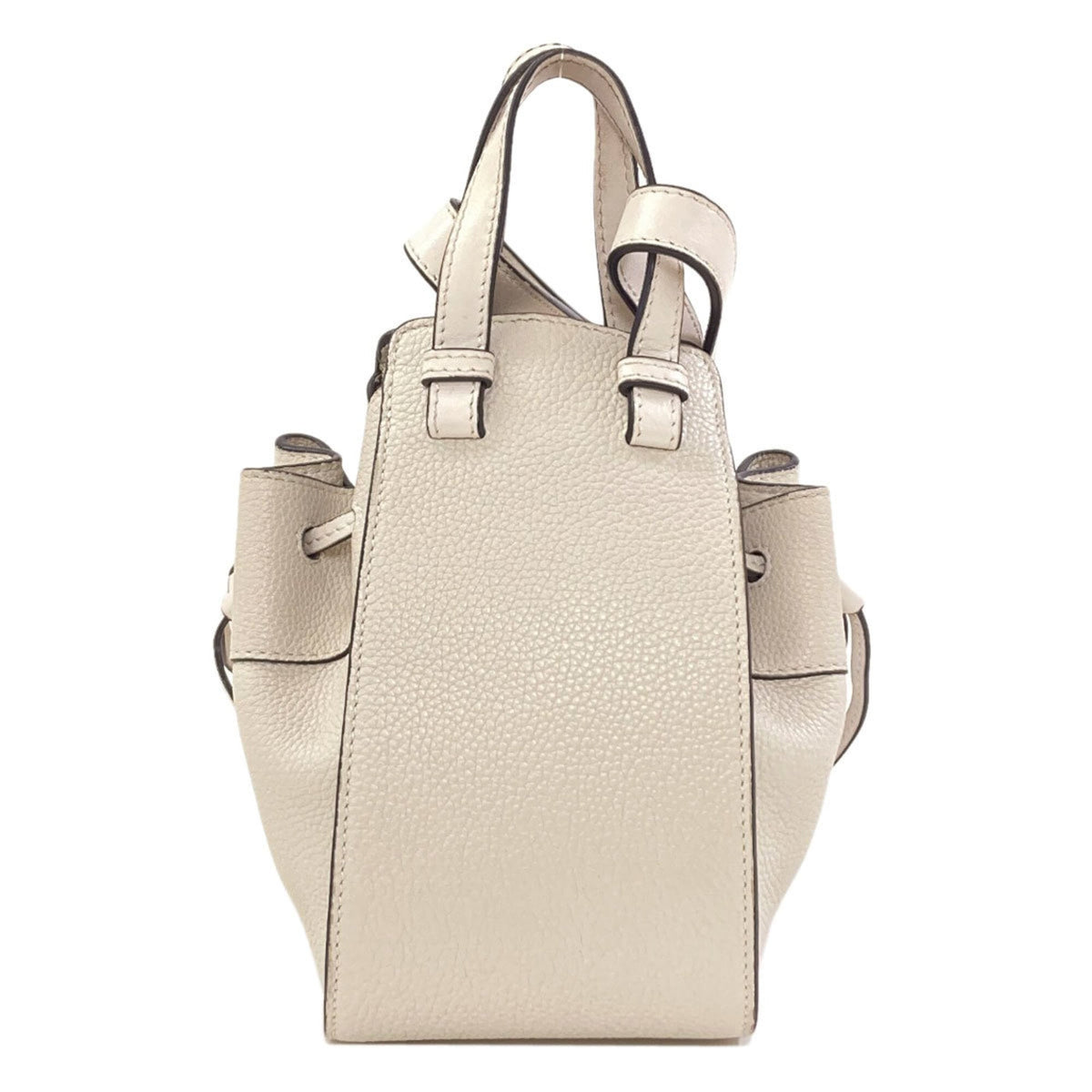 Loewe Hammock White Leather Handbag (Pre-Owned)