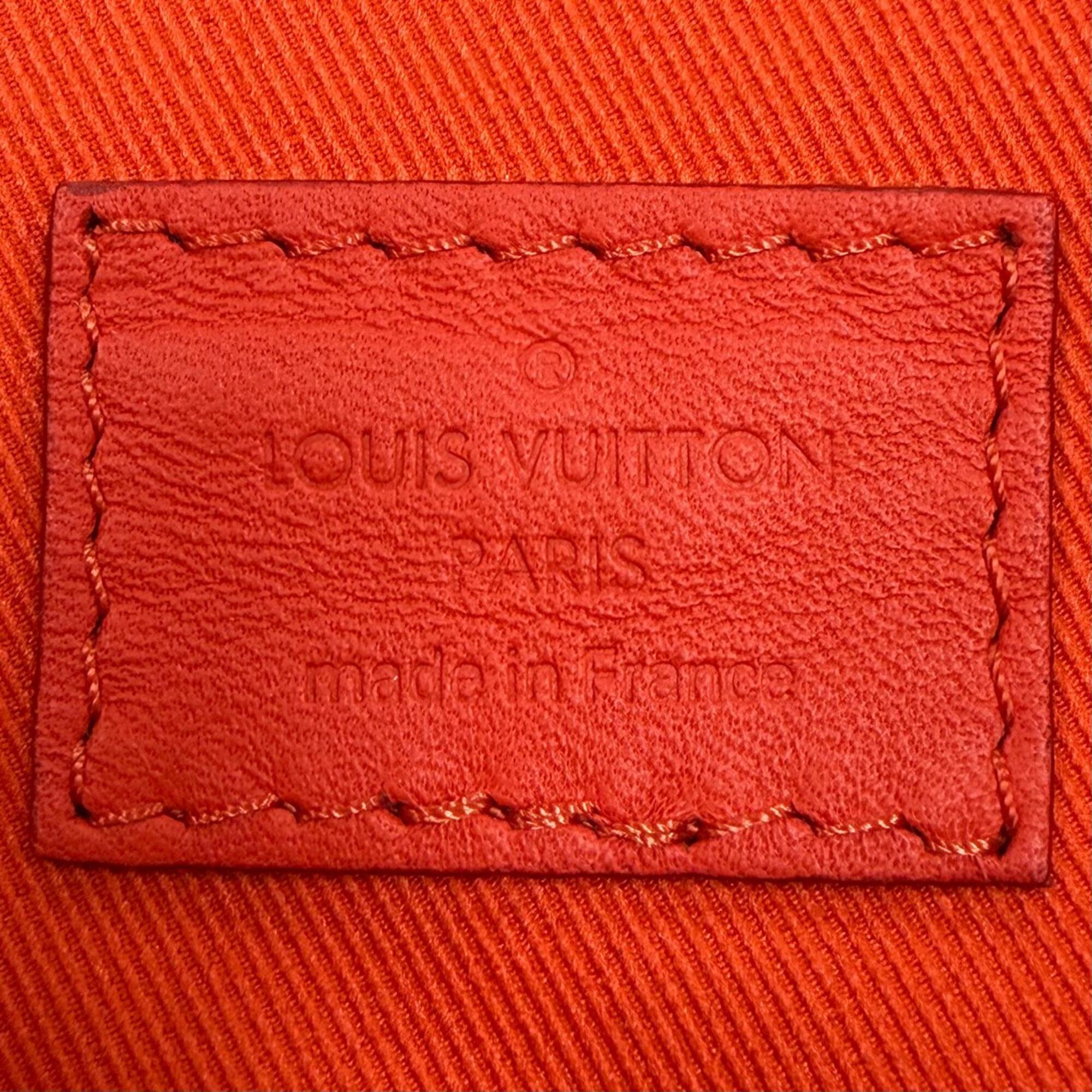 Louis Vuitton Red Color Epi Leather Backpack (Pre-Owned)