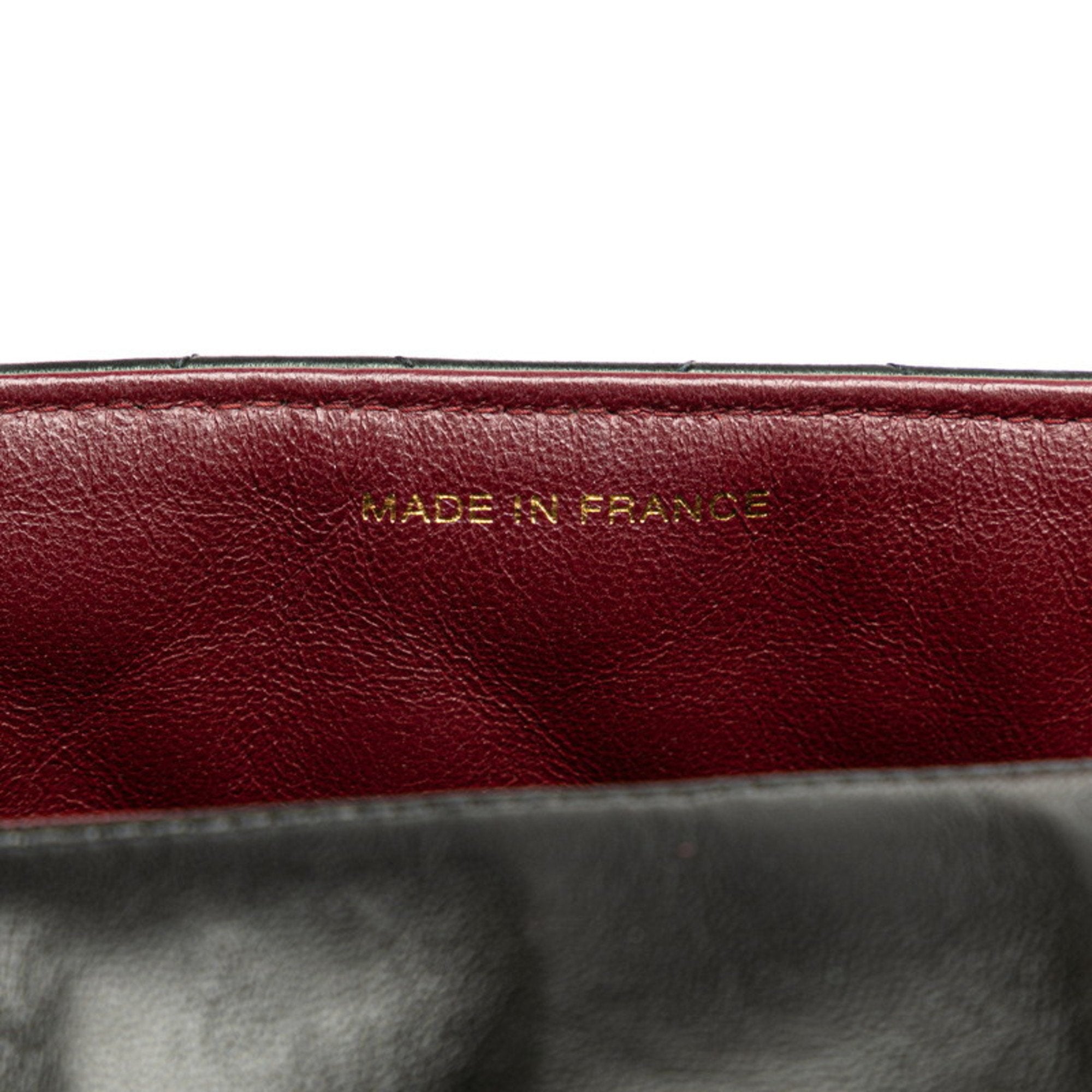 Chanel Black Leather Shoulder Bag (Pre-Owned)