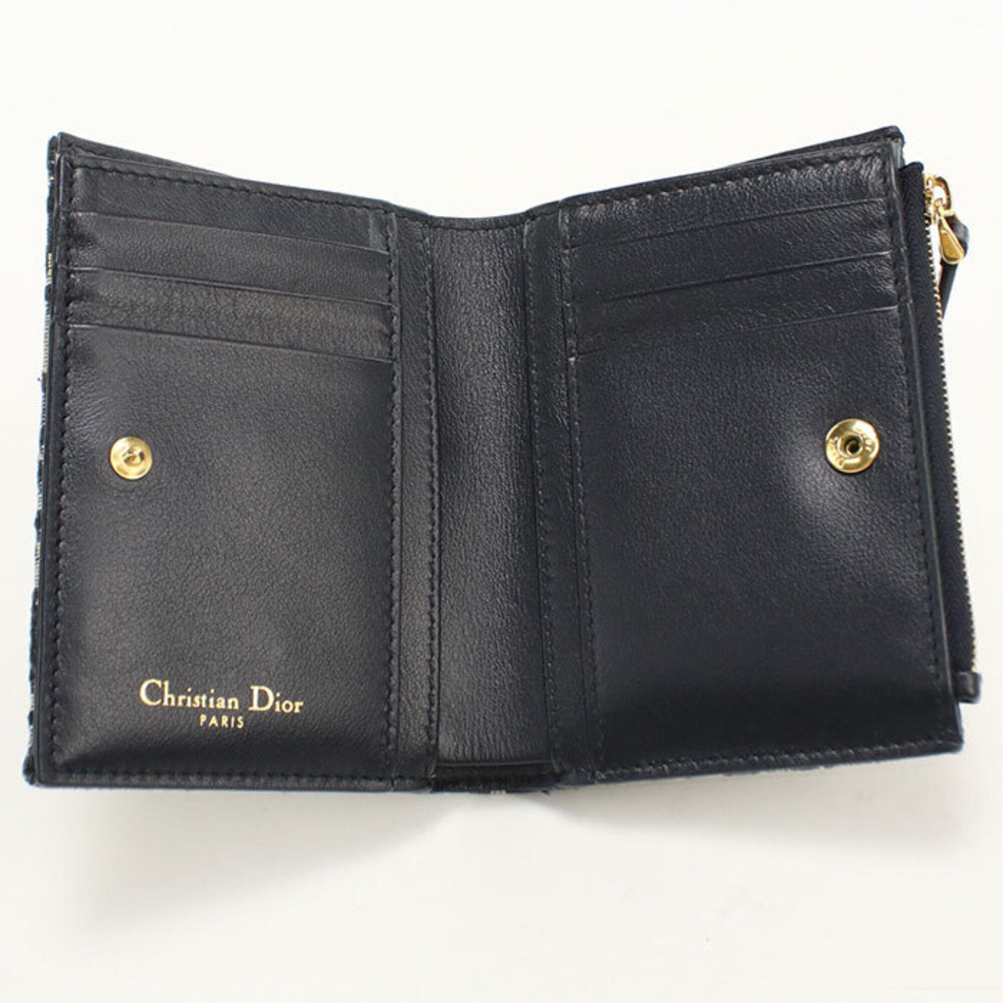 Christian Dior Navy Wallet (Bi-Fold) (Pre-Owned)