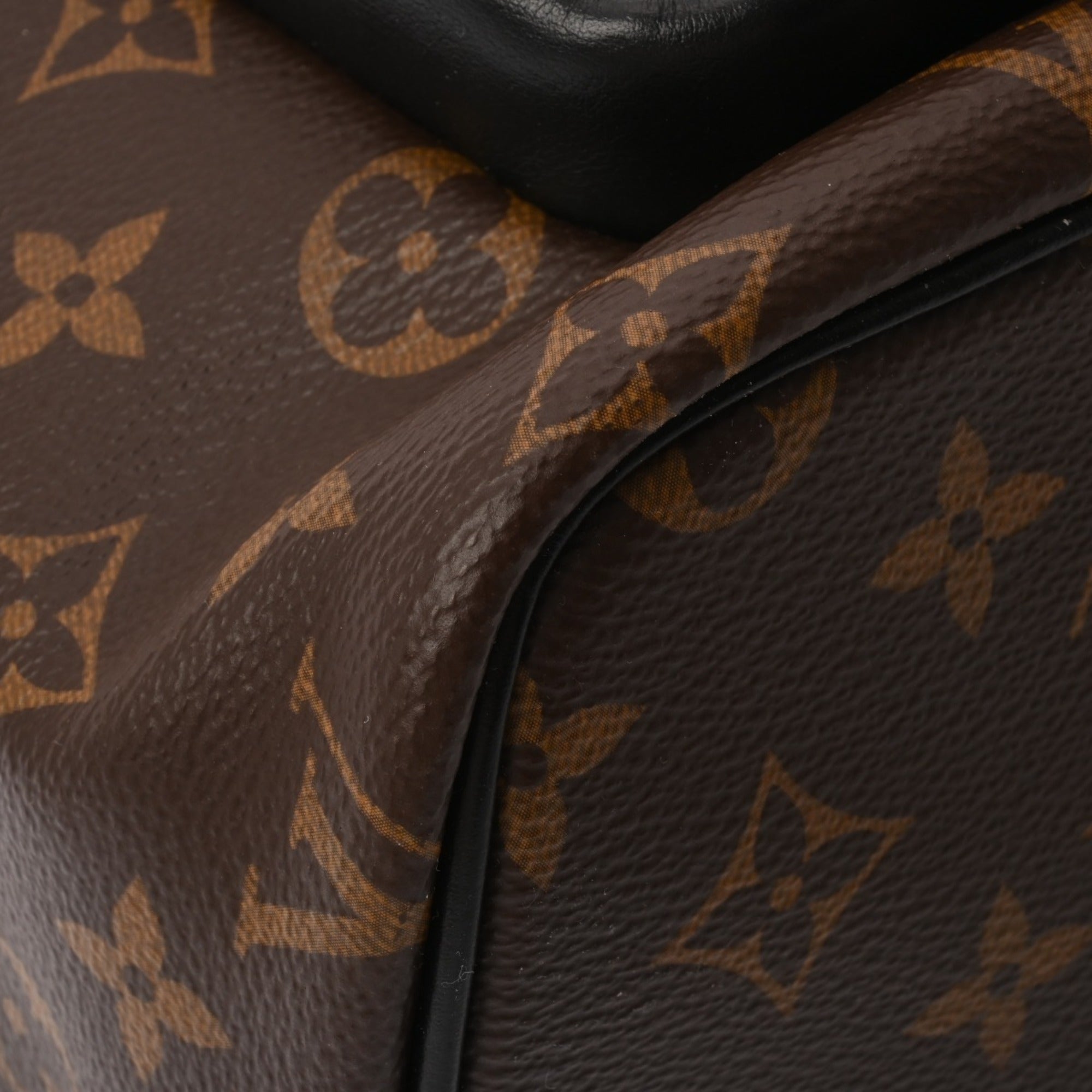 Louis Vuitton Black Brown Monogram Backpack (Pre-Owned)