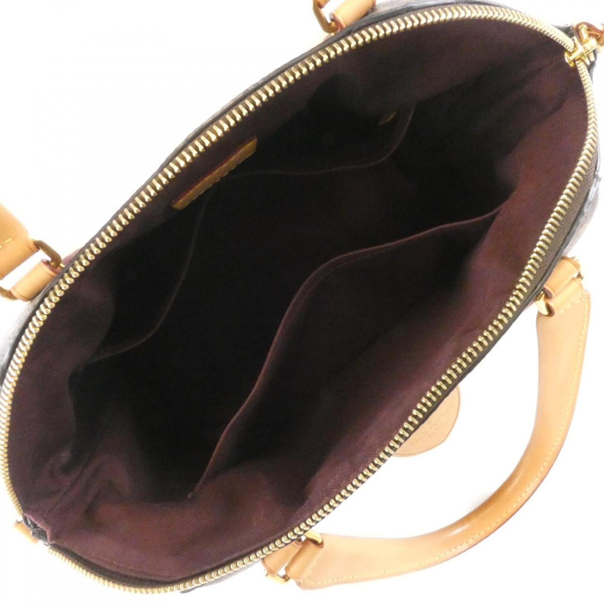 Louis Vuitton Brown Coated Canvas Handbag (Pre-Owned)