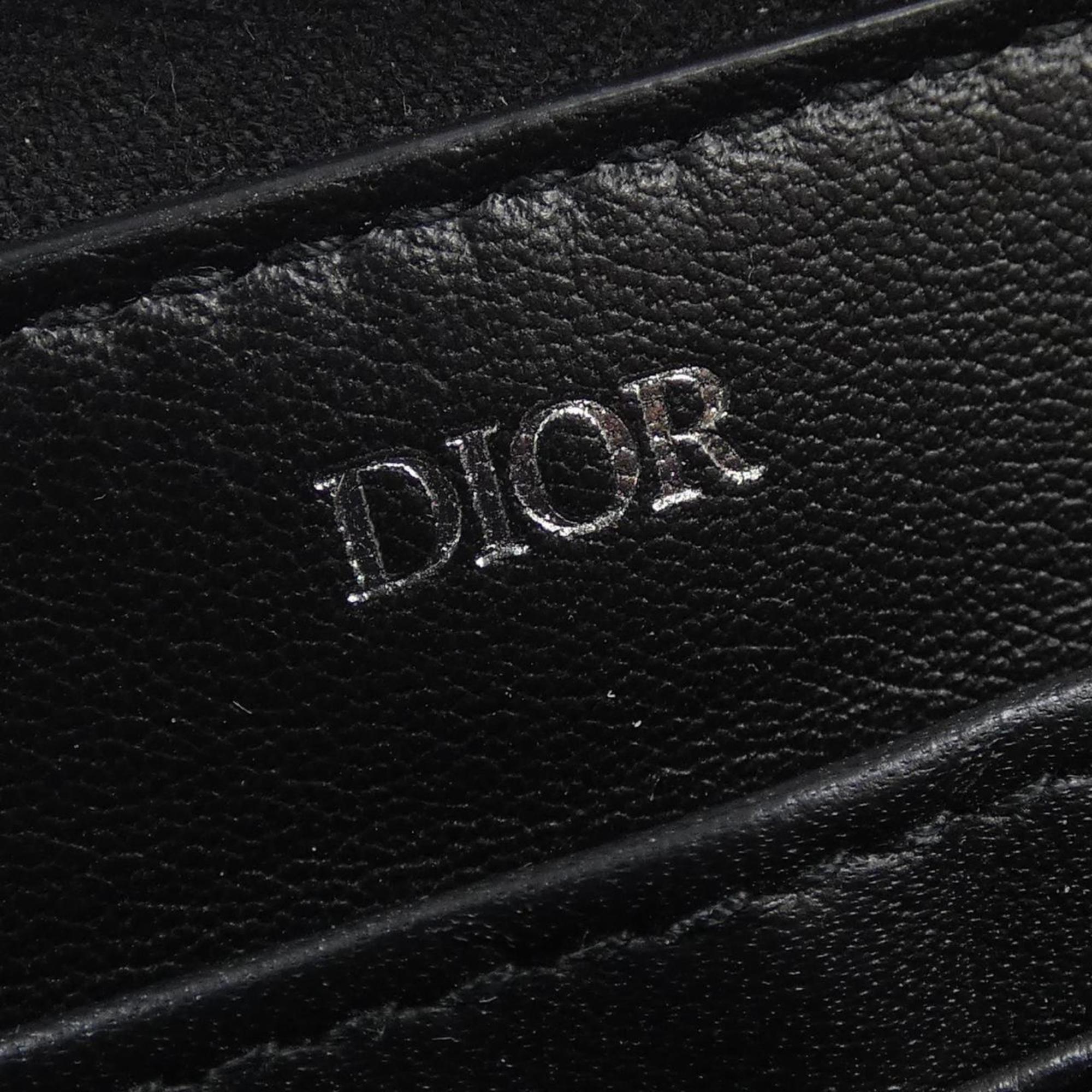 Christian Dior Black Long Wallet (Bi-Fold) (Pre-Owned)