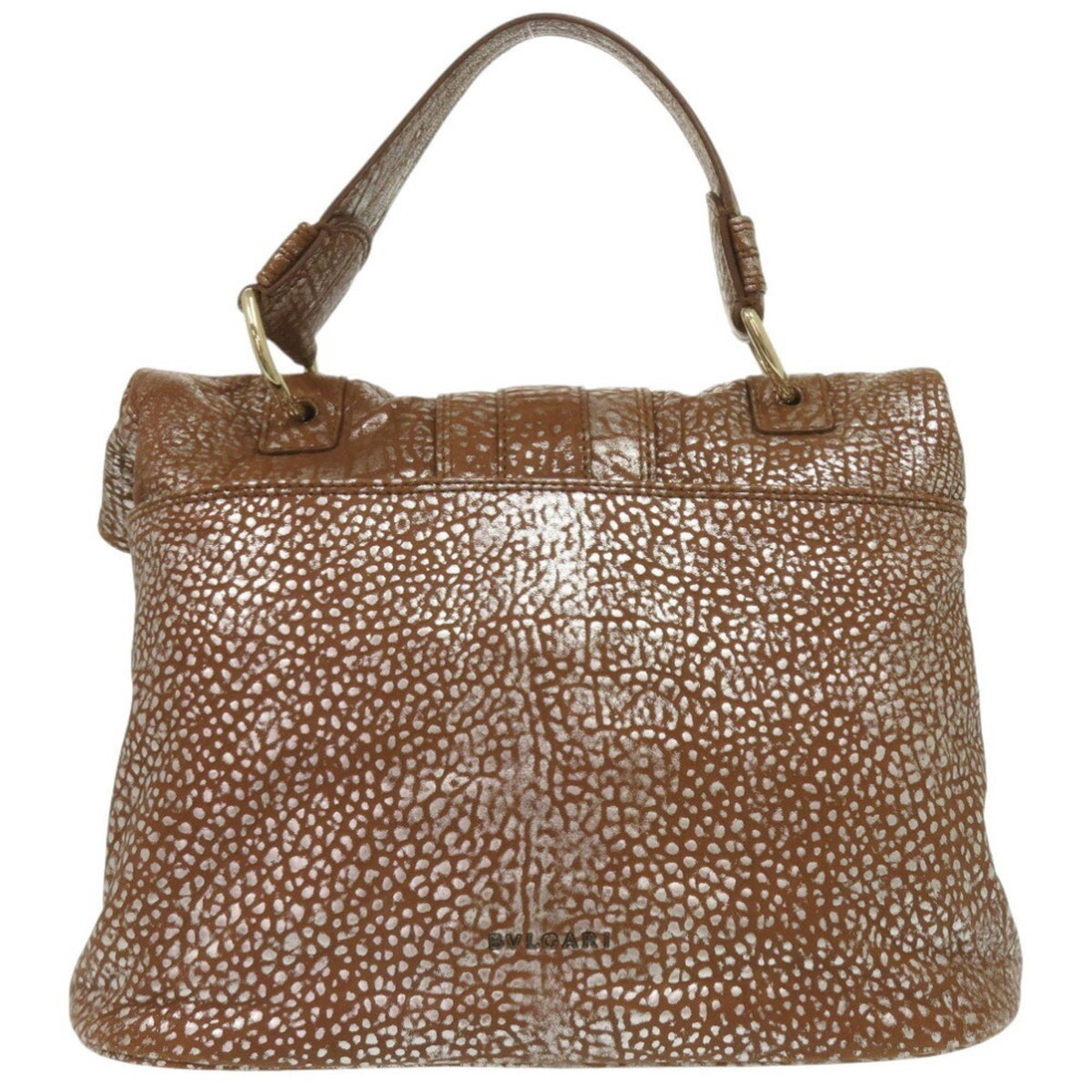 Bvlgari Brown Leather Handbag (Pre-Owned)