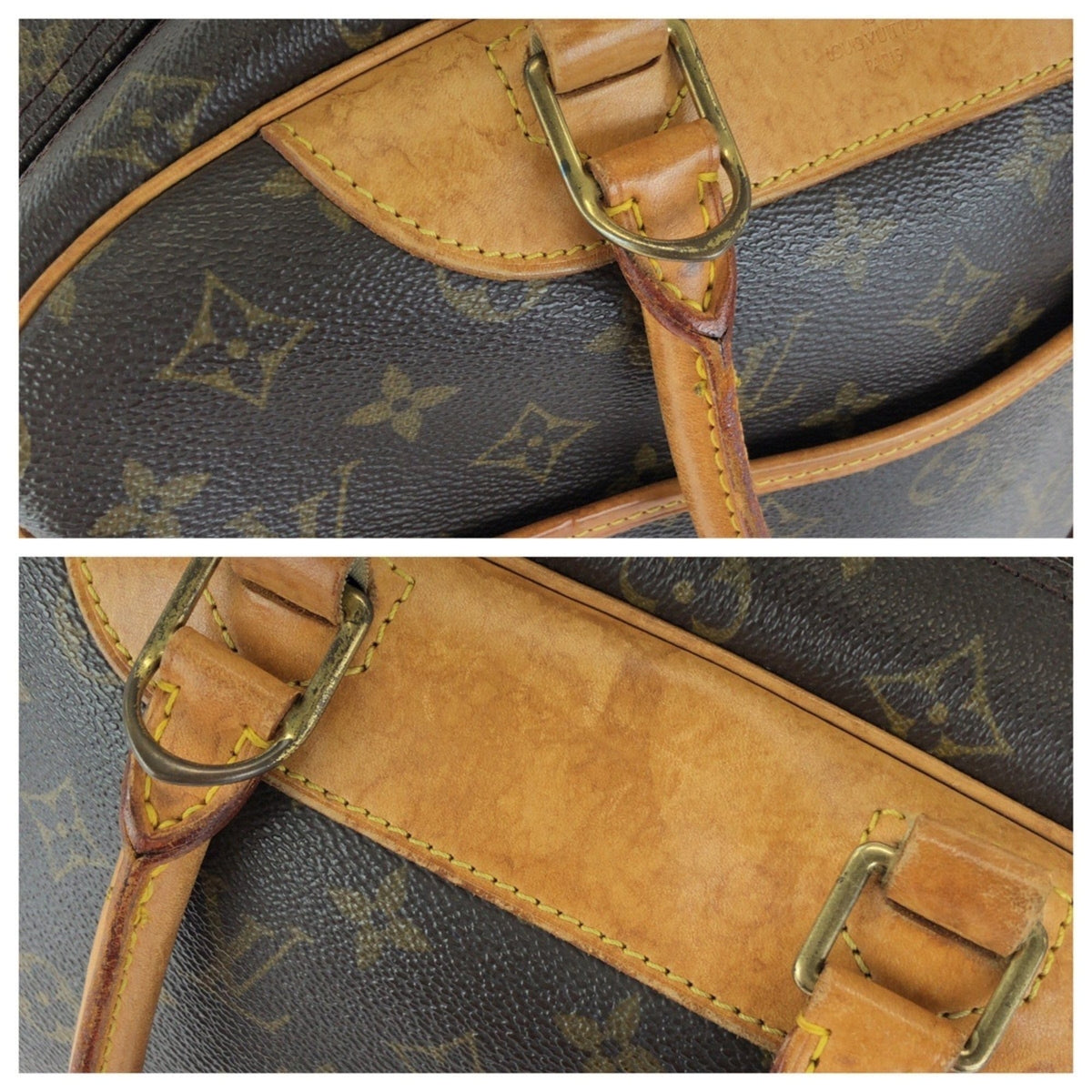 Louis Vuitton Monogram Brown Pvc Leather Handbag (Pre-Owned)