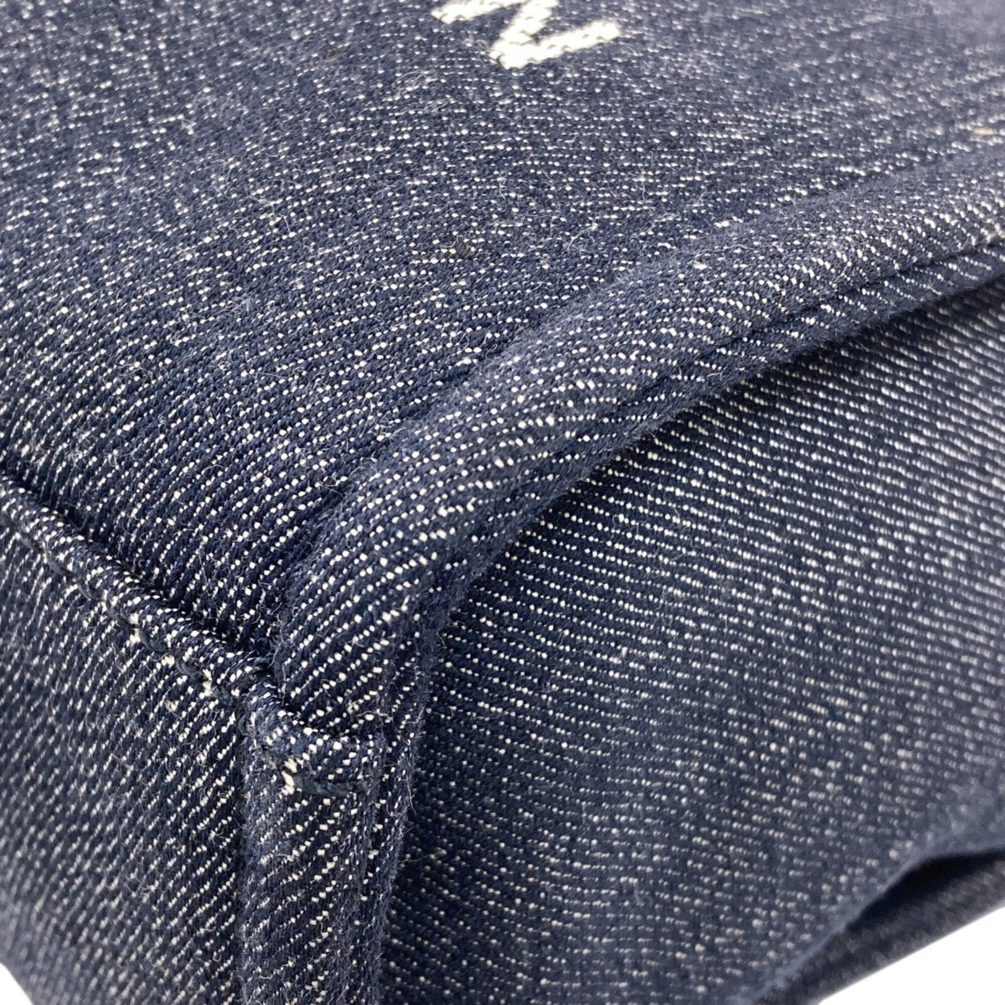 Chanel Navy Canvas Tote Bag (Pre-Owned)