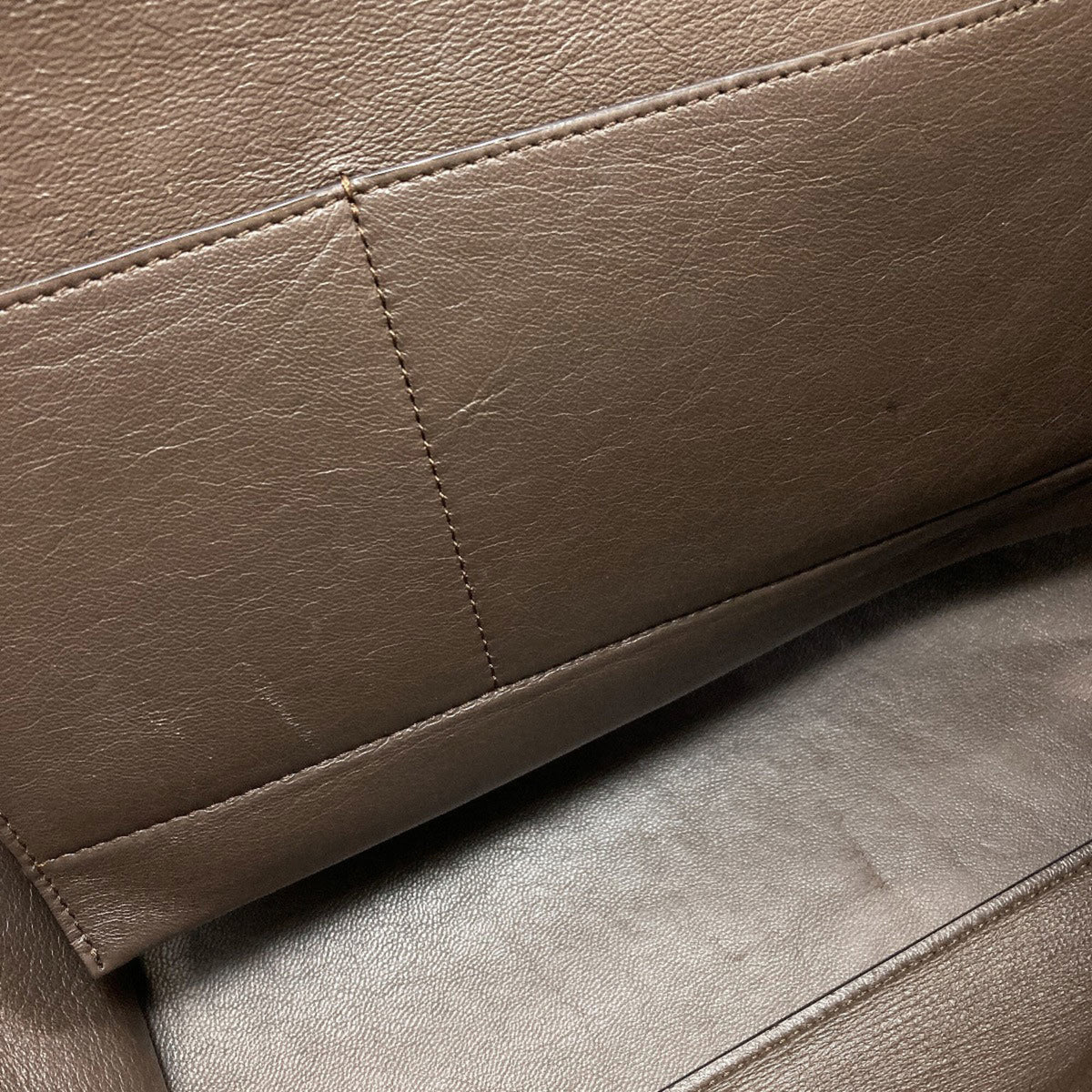 Celine Trapeze Brown Leather Handbag (Pre-Owned)