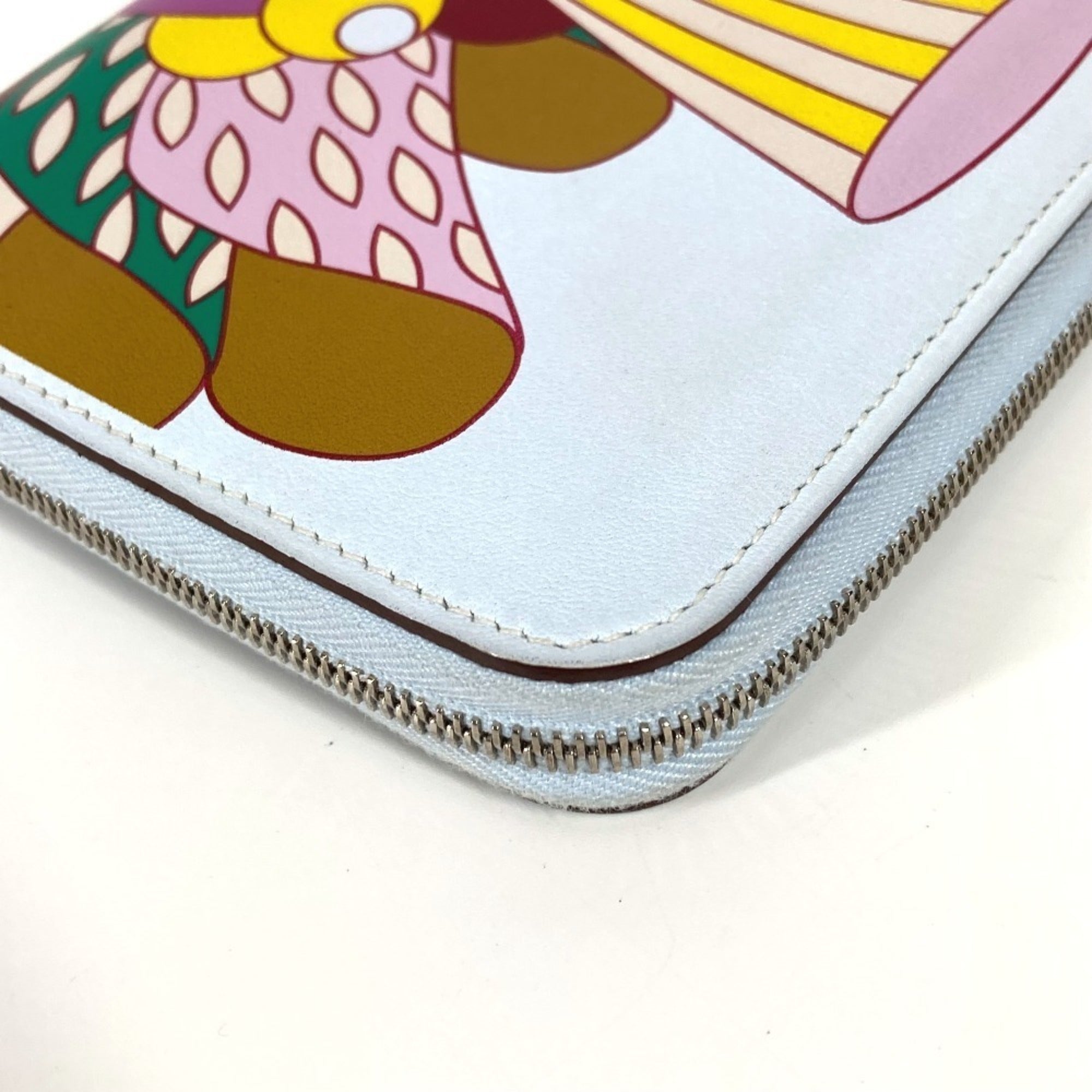 Hermes Silk'in Multi-Color Swift Leather Long Wallet (Bi-Fold) (Pre-Owned)