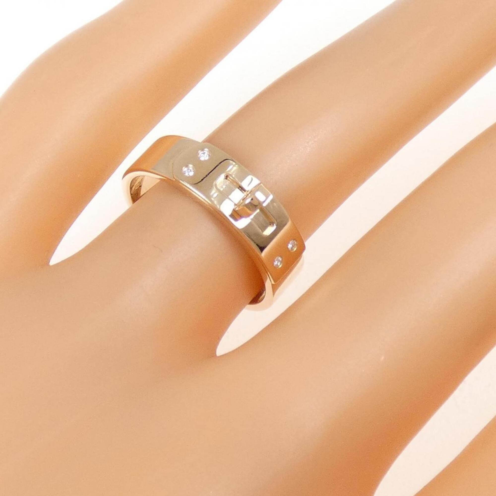 Hermes Pink Gold Pink Gold (18K) Band Ring (Pre-Owned)