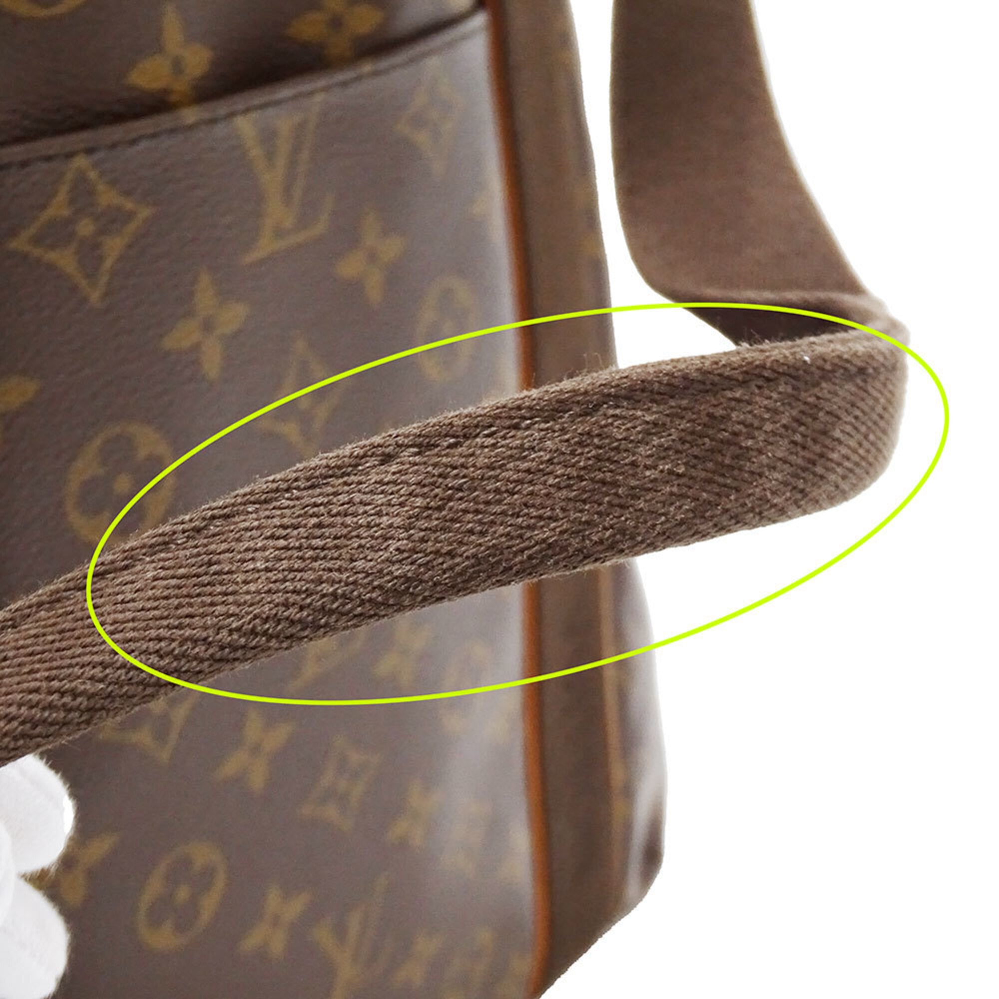 Louis Vuitton Brown Monogram Canvas Handbag Tote Bag (Pre-Owned)