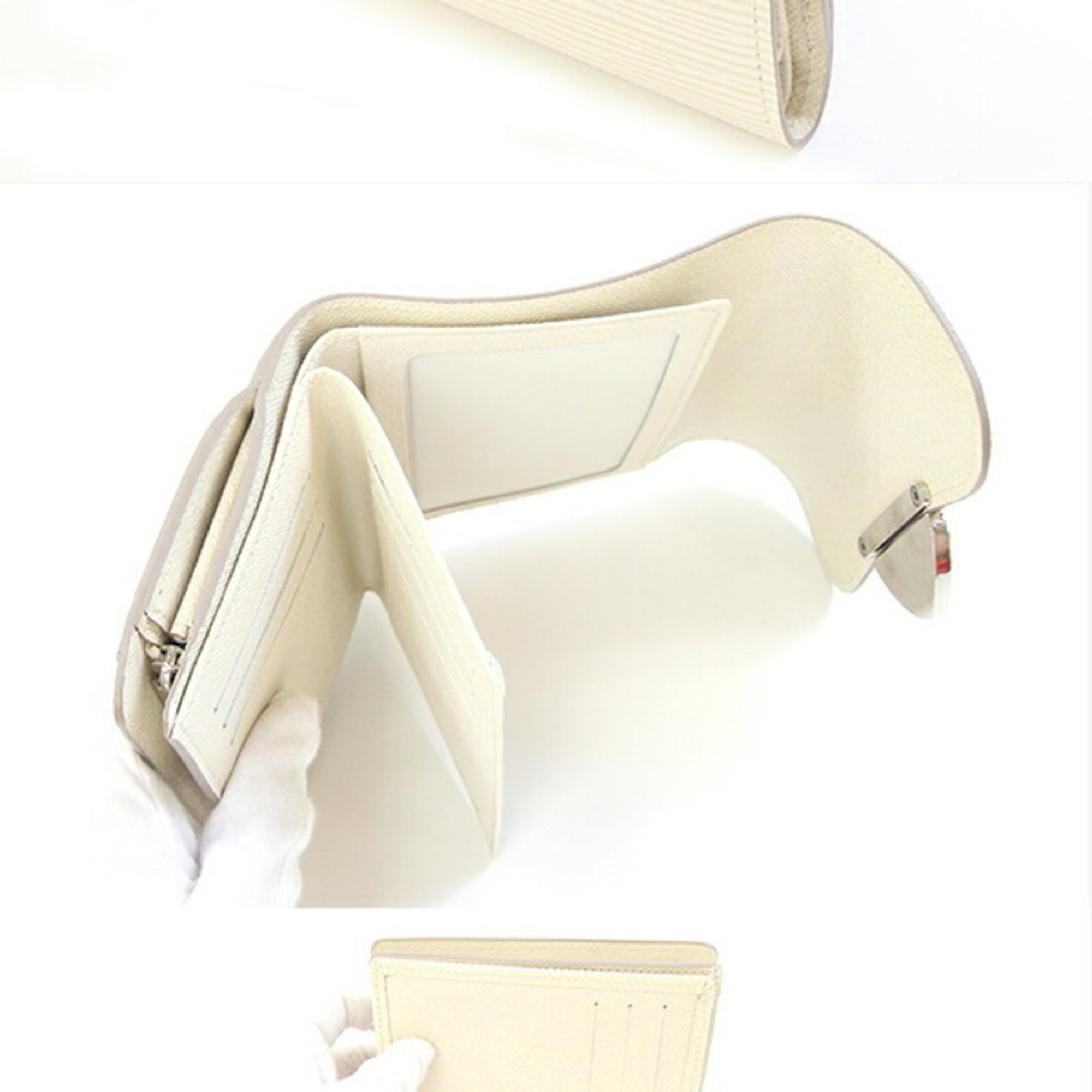 Louis Vuitton Ivory Lv Off White Wallet (Tri-Fold) (Pre-Owned)