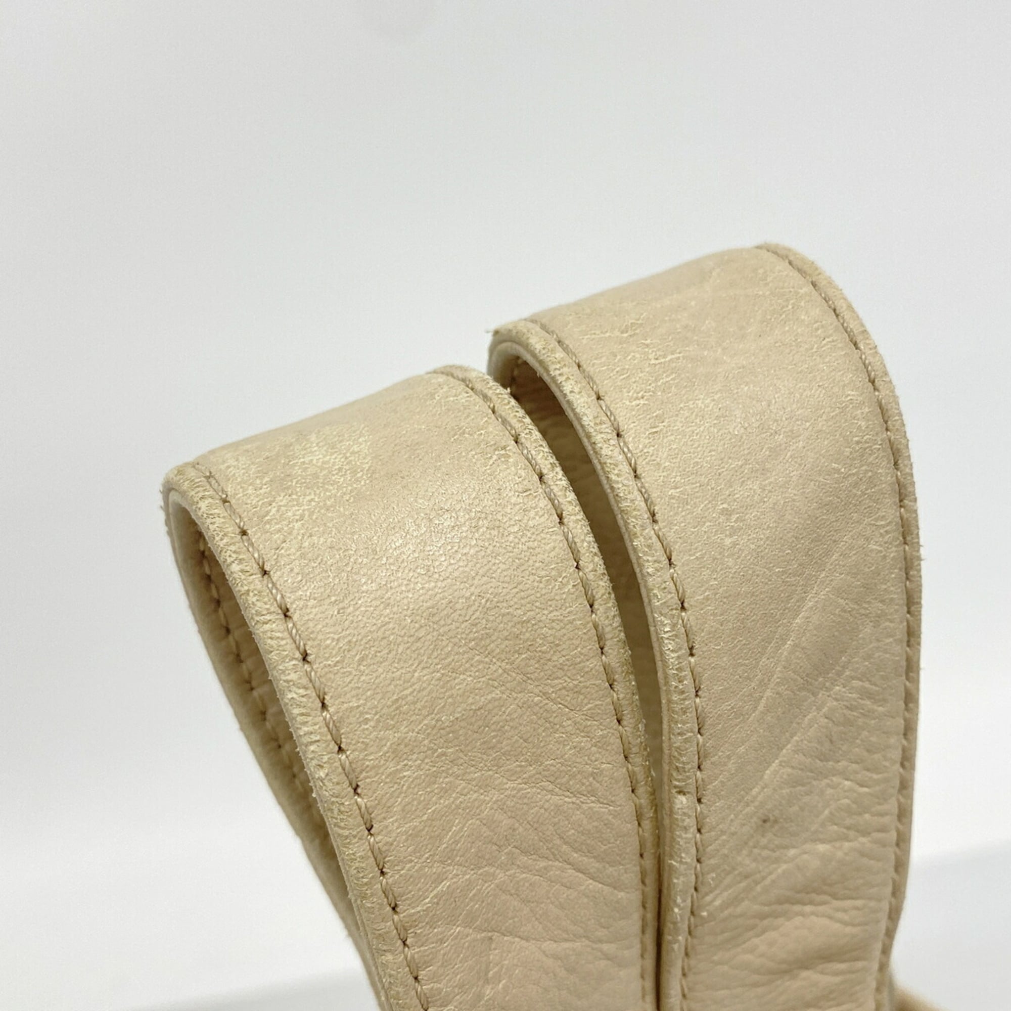 Chanel Beige Grained Calfskin Tote Bag (Pre-Owned)