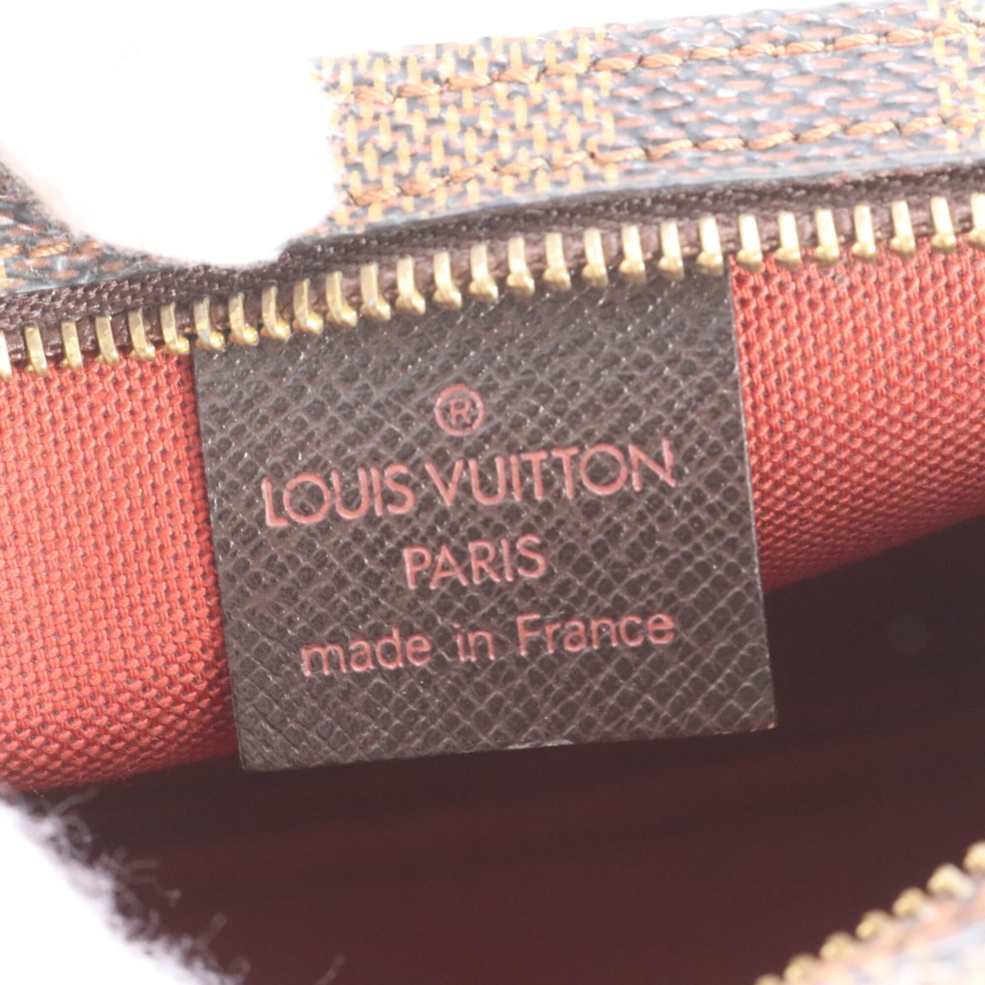 Louis Vuitton Brown Damier Canvas Coated Canvas Leather Handbag (Pre-Owned)