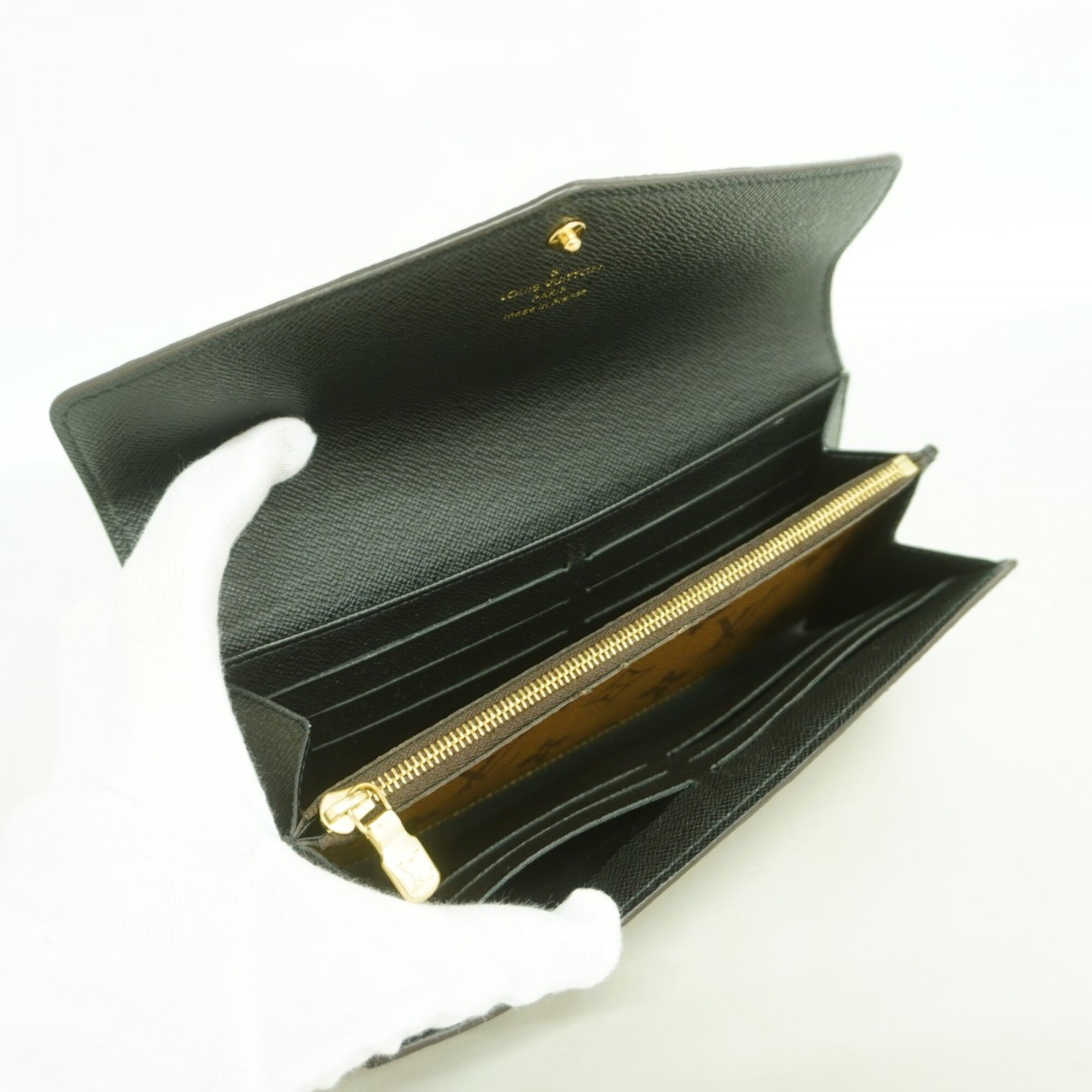 Louis Vuitton Brown Long Wallet (Bi-Fold) (Pre-Owned)