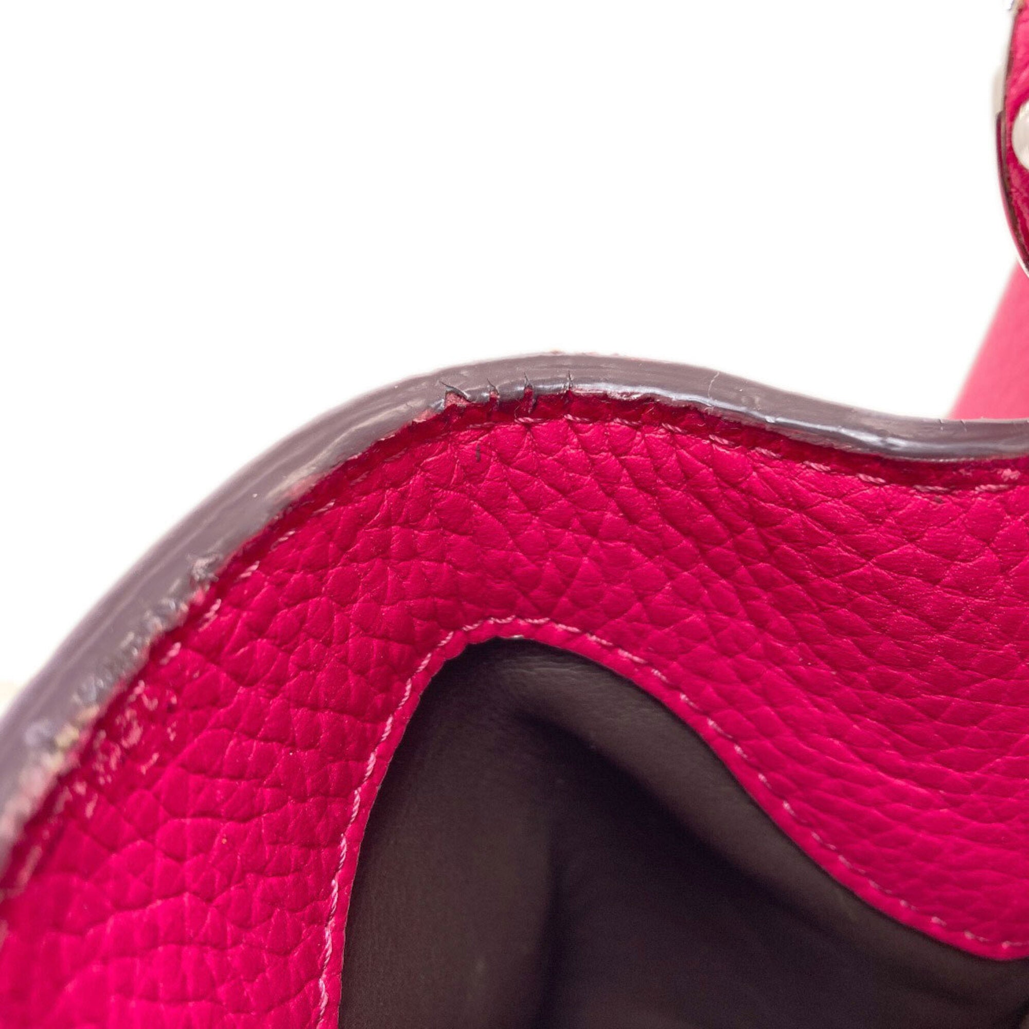 Louis Vuitton Pink Leather Handbag (Pre-Owned)
