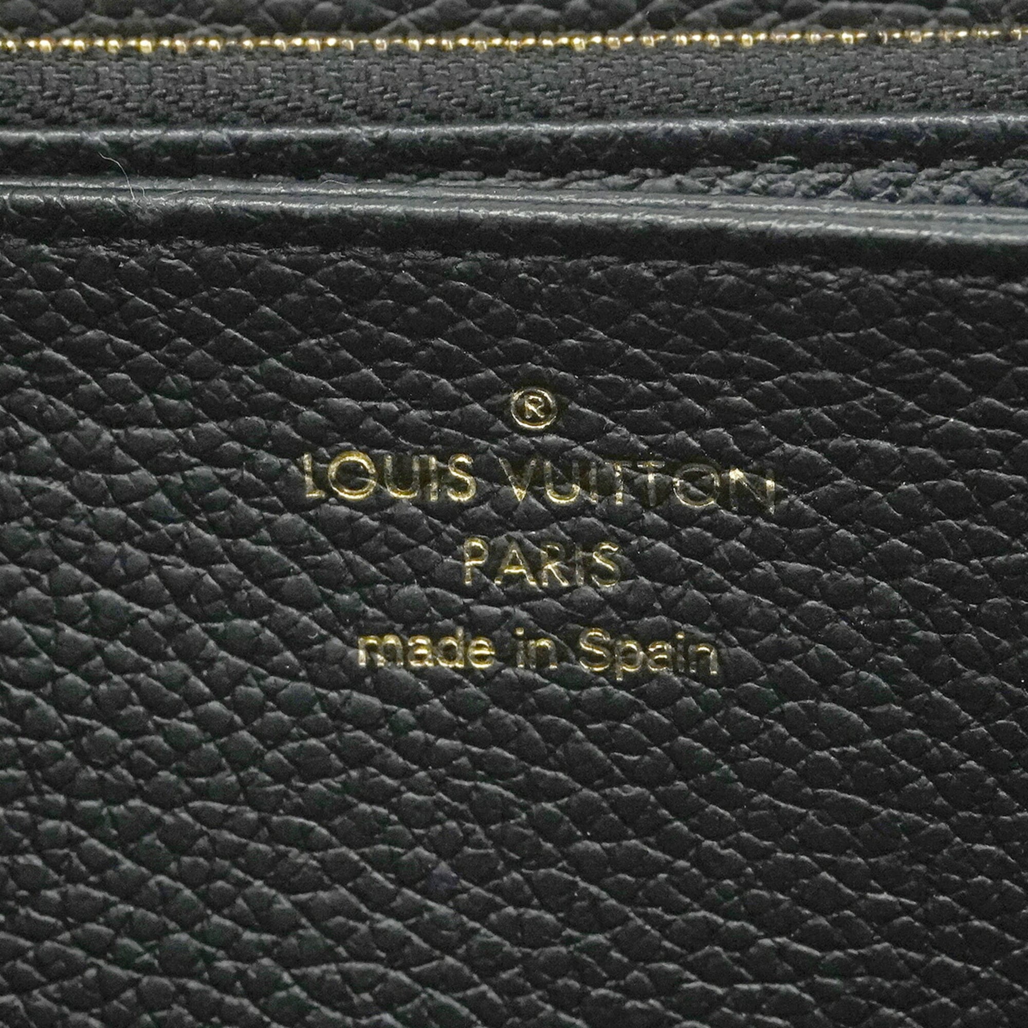 Louis Vuitton Noir Long Wallet (Bi-Fold) (Pre-Owned)