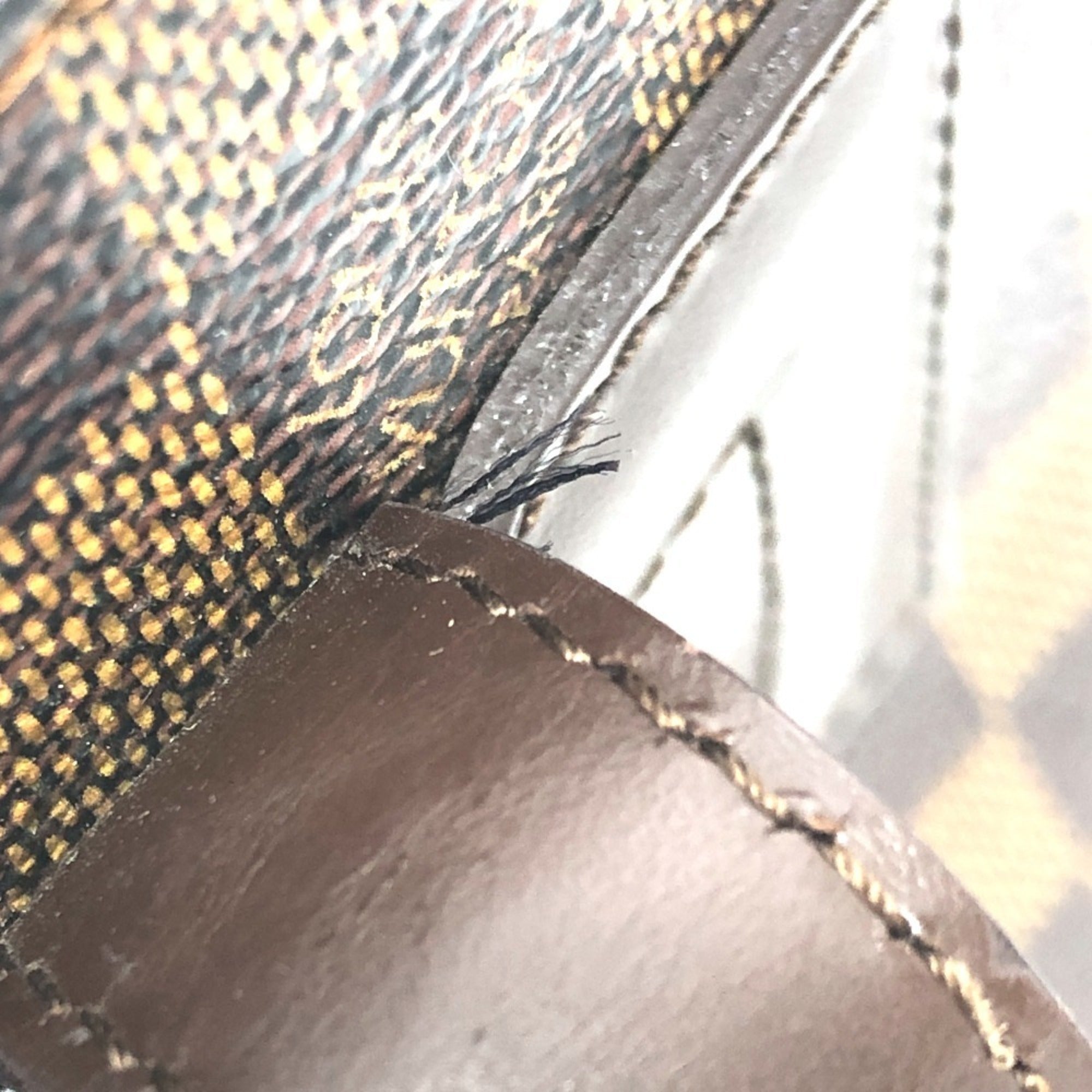 Louis Vuitton Brown Damier Canvas Damier Canvas Shoulder Bag Tote Bag (Pre-Owned)