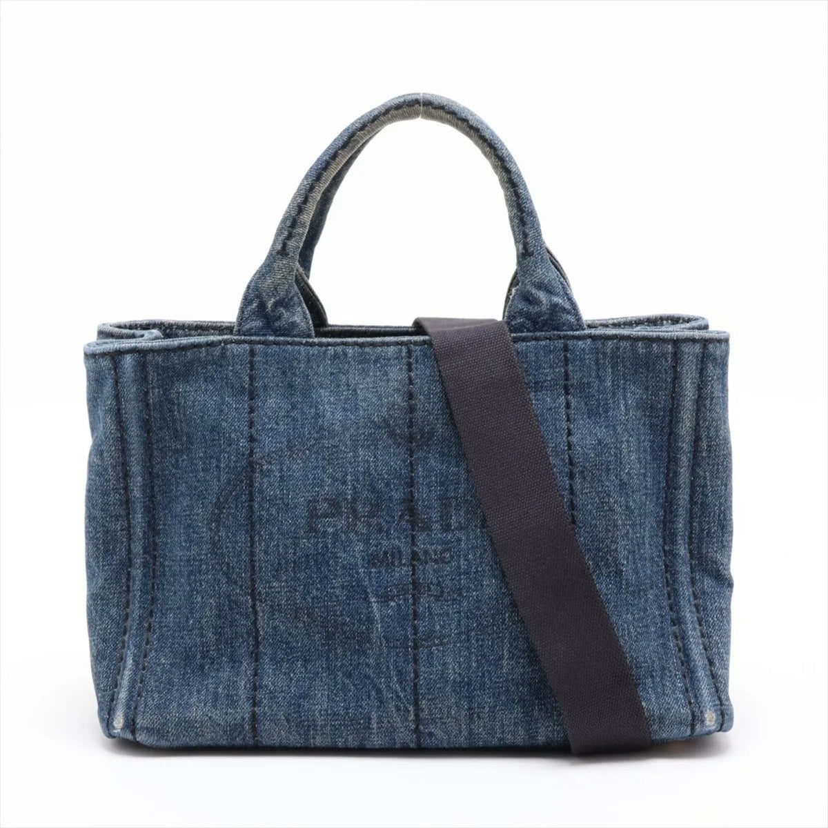 Prada Blue Crossbody Bag Handbag Shoulder Bag Tote Bag (Pre-Owned)