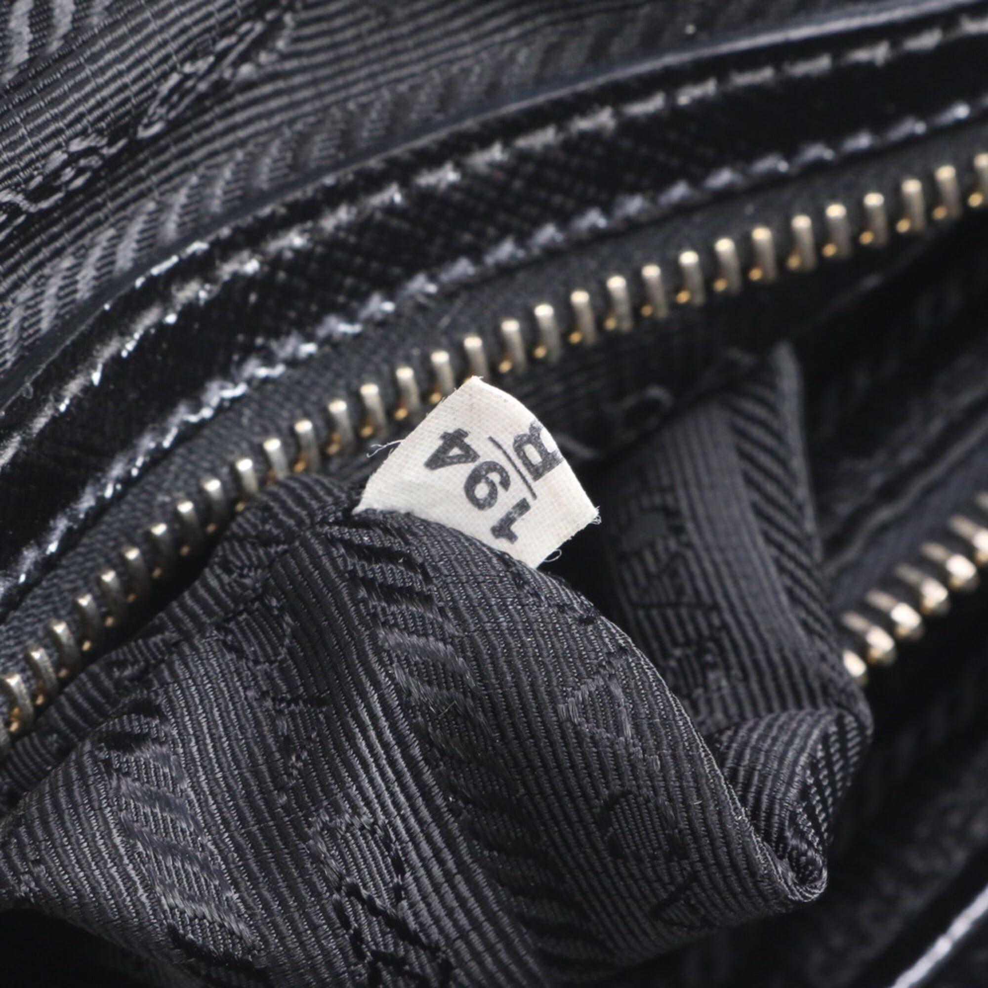 Prada Black Nylon Leather Handbag Tote Bag (Pre-Owned)