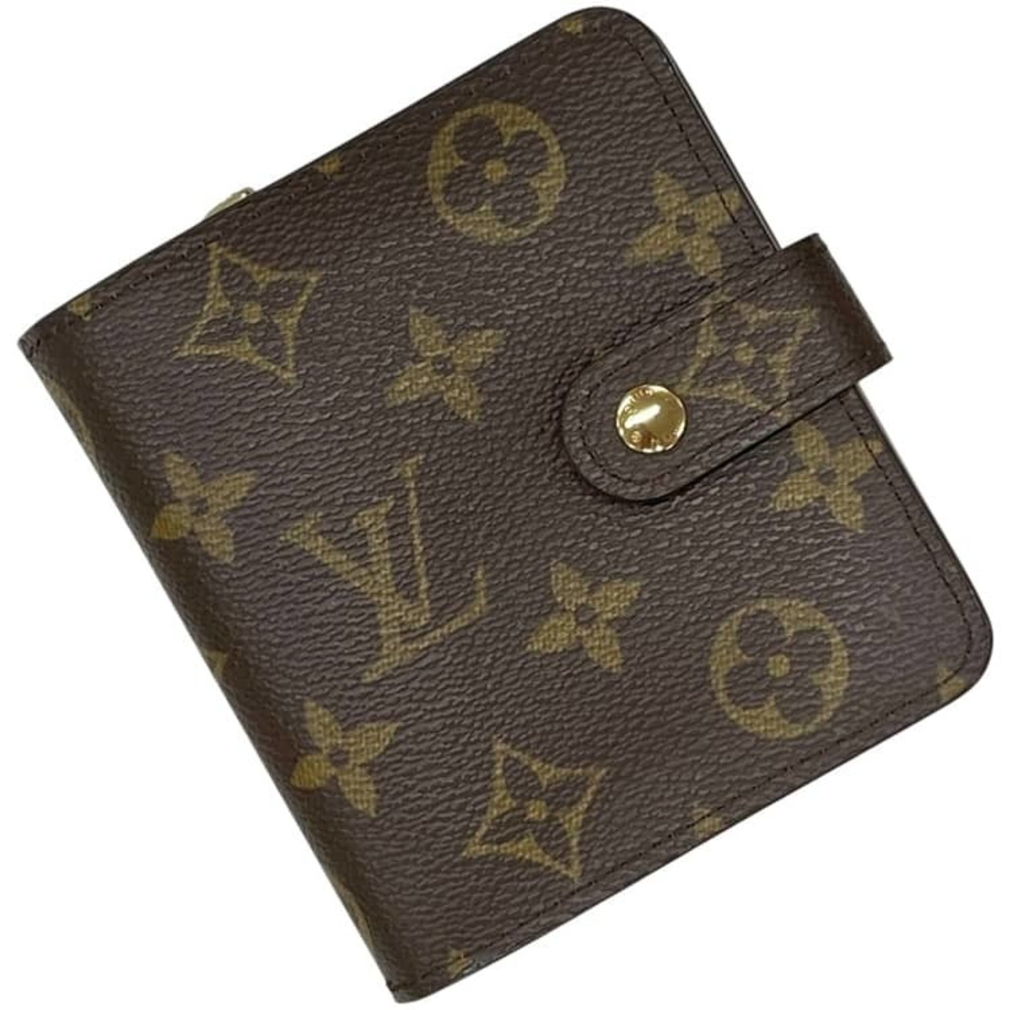 Louis Vuitton Brown Monogram Wallet (Bi-Fold) (Pre-Owned)
