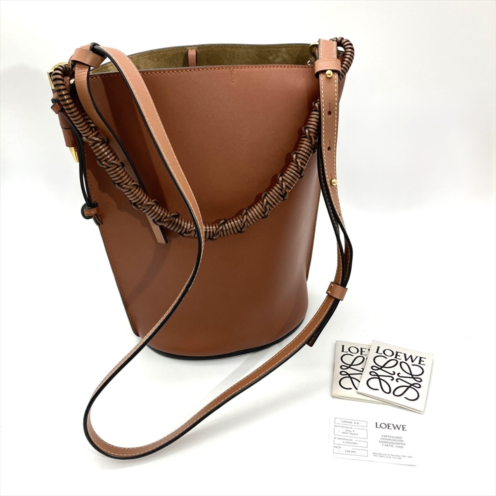 Loewe Brown Leather Shoulder Bag (Pre-Owned)