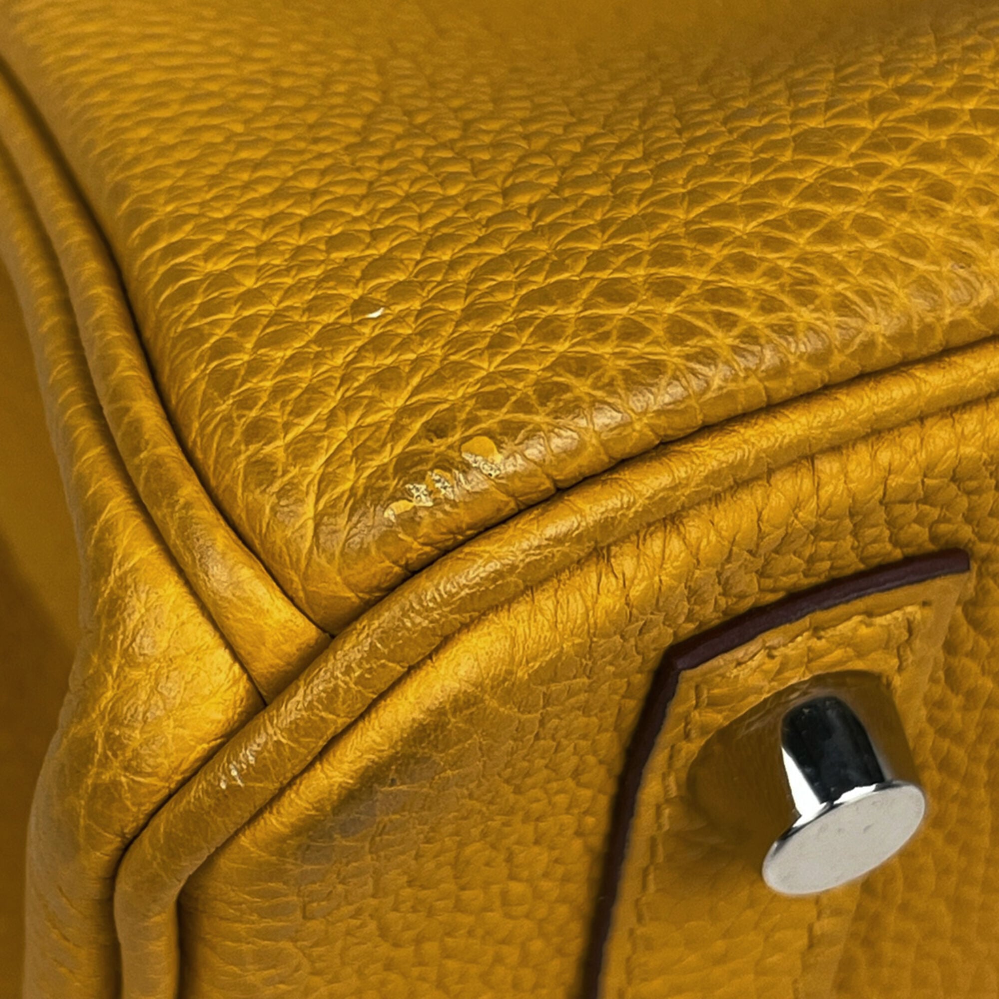 Hermes Birkin Yellow Togo Leather Handbag (Pre-Owned)