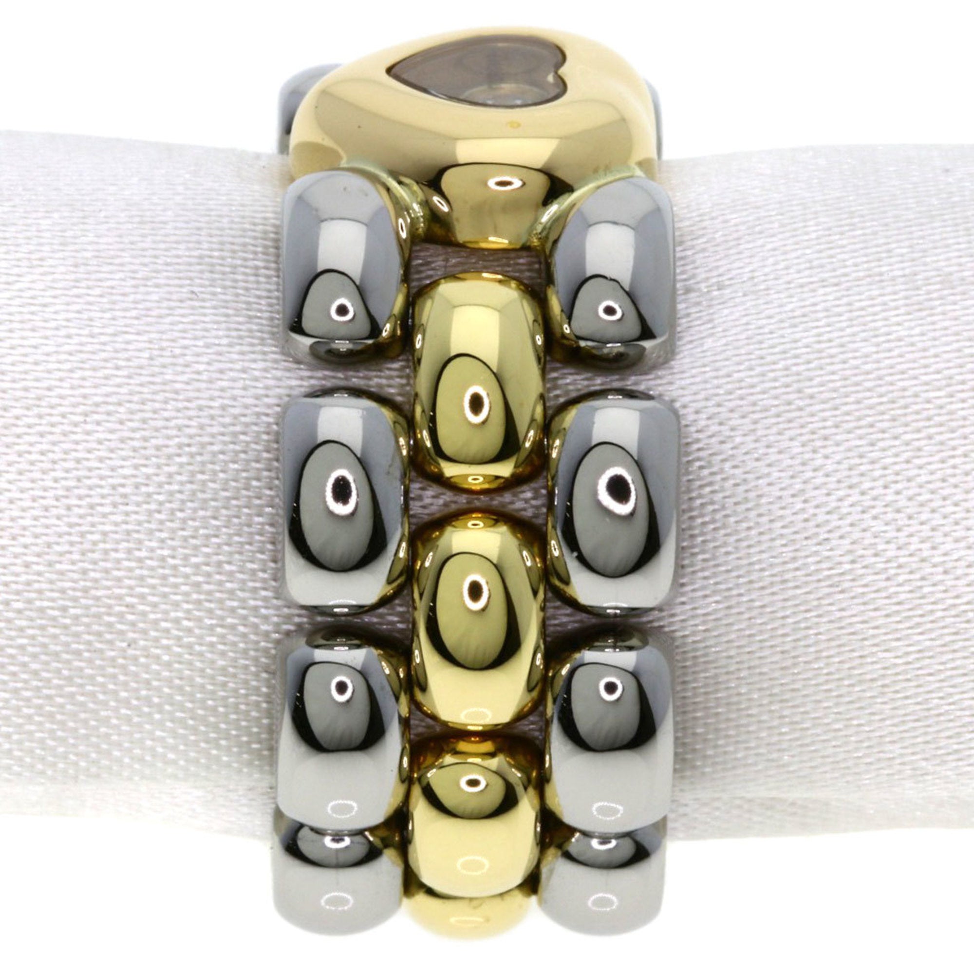 Chopard Yellow Gold (18K) Stainless Steel Band Ring (Pre-Owned)