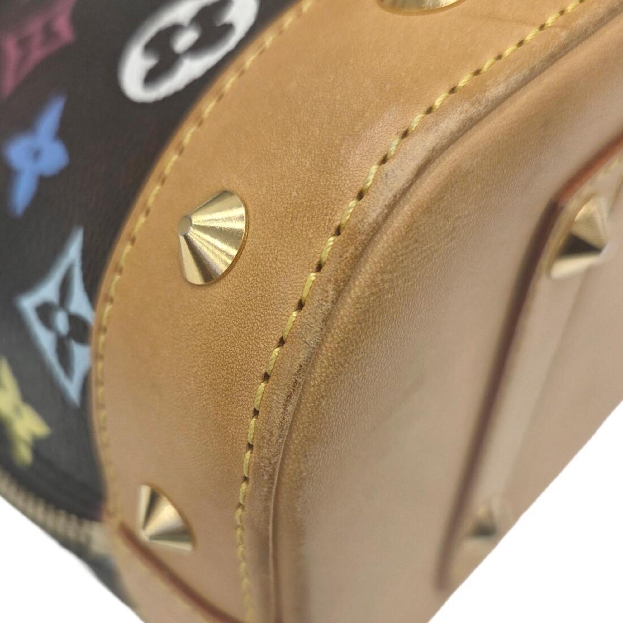Louis Vuitton Multi-Color Noir Monogram Handbag (Pre-Owned)